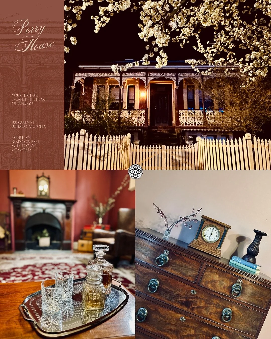 We recently had the pleasure of working with a new client in Bendigo to update and restyle her stunning heritage Airbnb- Perry House- bringing new life and warmth into a space filled with character and history. Our goal was to honour the home&rsquo;s