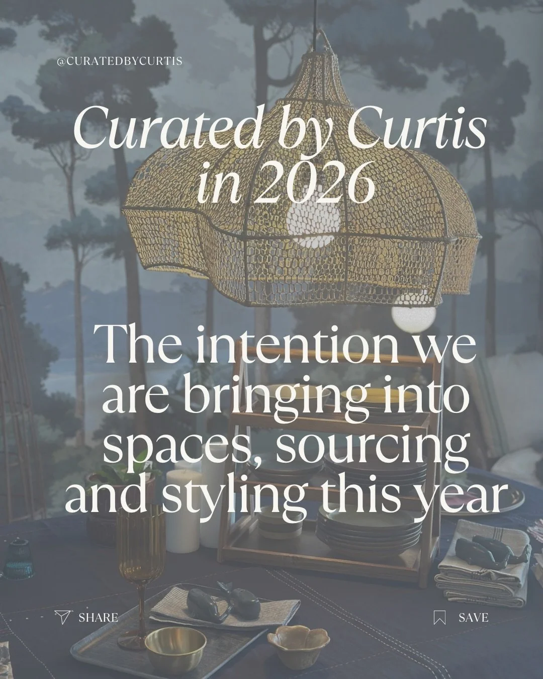 2026 is feeling intentional, nostalgic and deeply connected to community for Curated by Curtis.

This year we are leaning further into supporting local makers and artists, sourcing pieces that generate emotion, and continuing to champion sustainable 