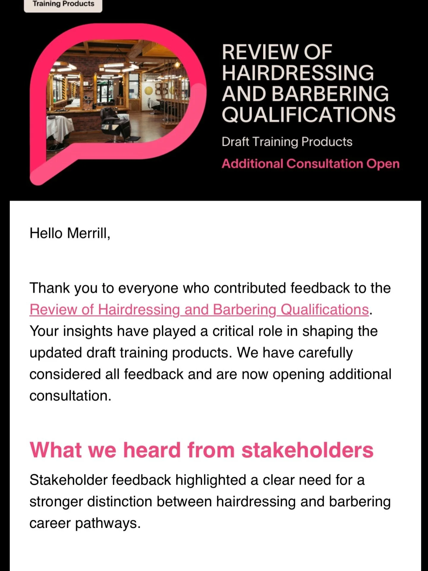 Update: 

The project has now entered the &ldquo;Incorporation of Feedback&rdquo; stage (March &ndash; April 2026), where SaCSA is analysing submissions and refining the draft training products based on industry input. ￼

What happens next

According