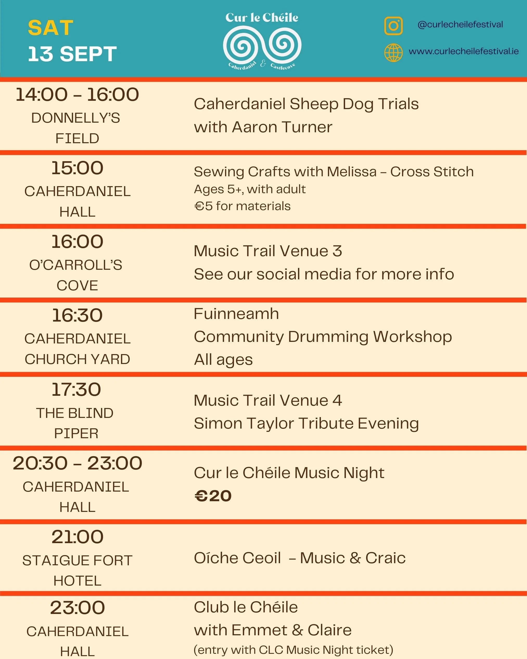 Cur Le Cheile Festival 12-14 Sept Kerry IG Timetable Saturday3.jpg