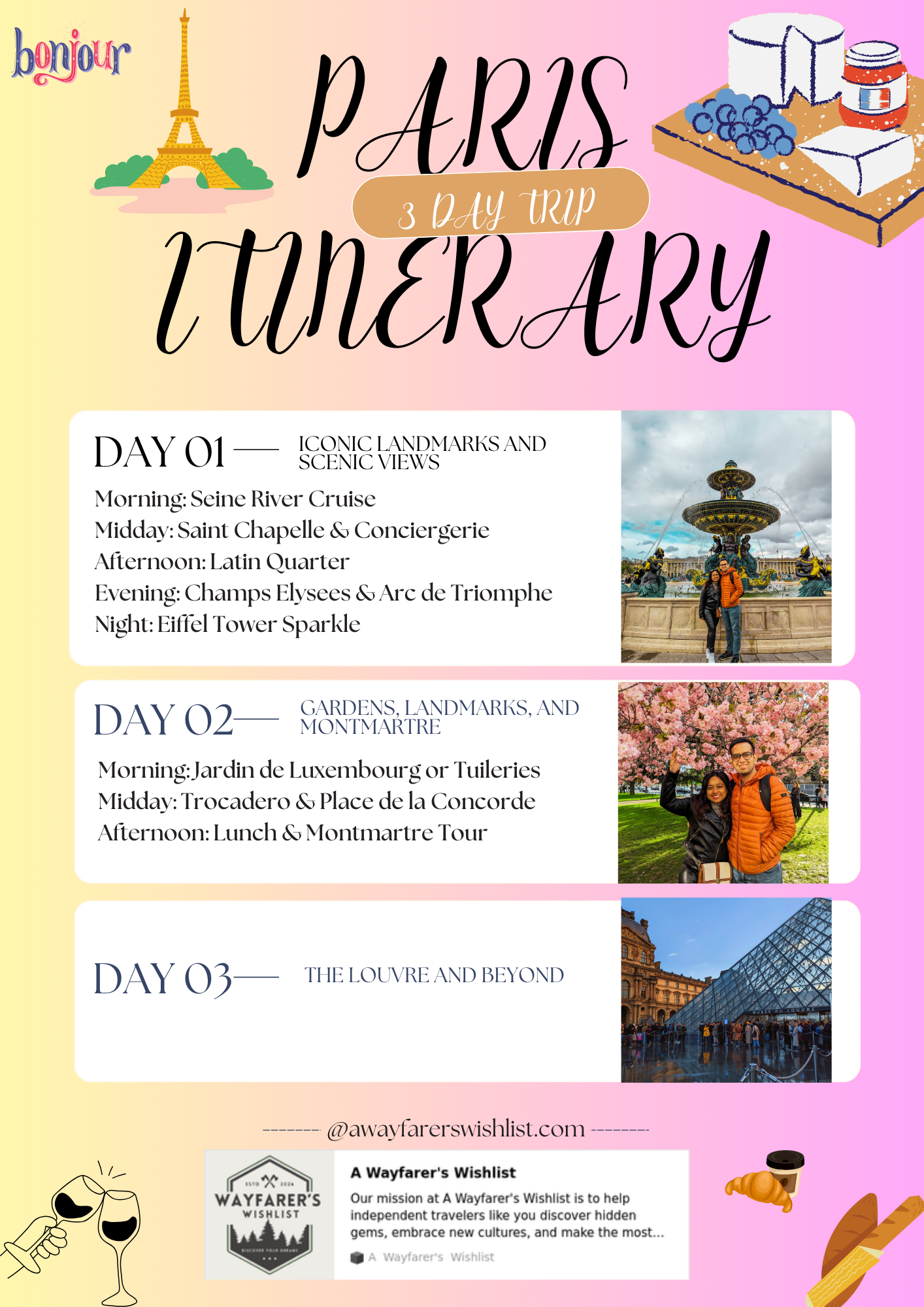 Discovering Paris: A Perfect 3-Day Itinerary for First-Timers and ...