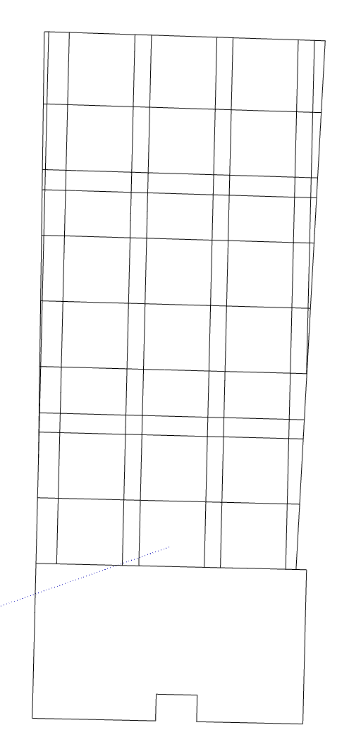 Concept layout grid of a in black and white lines of a James Innes Design garden design near King's Cross in central London.