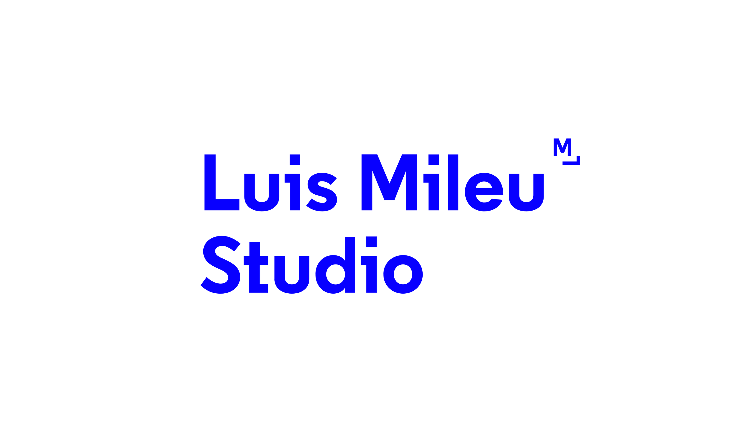 Logótipo do Luis Mileu Studio - Branding, Rebranding e conceptualização de marcas e universo visual de novas identidades