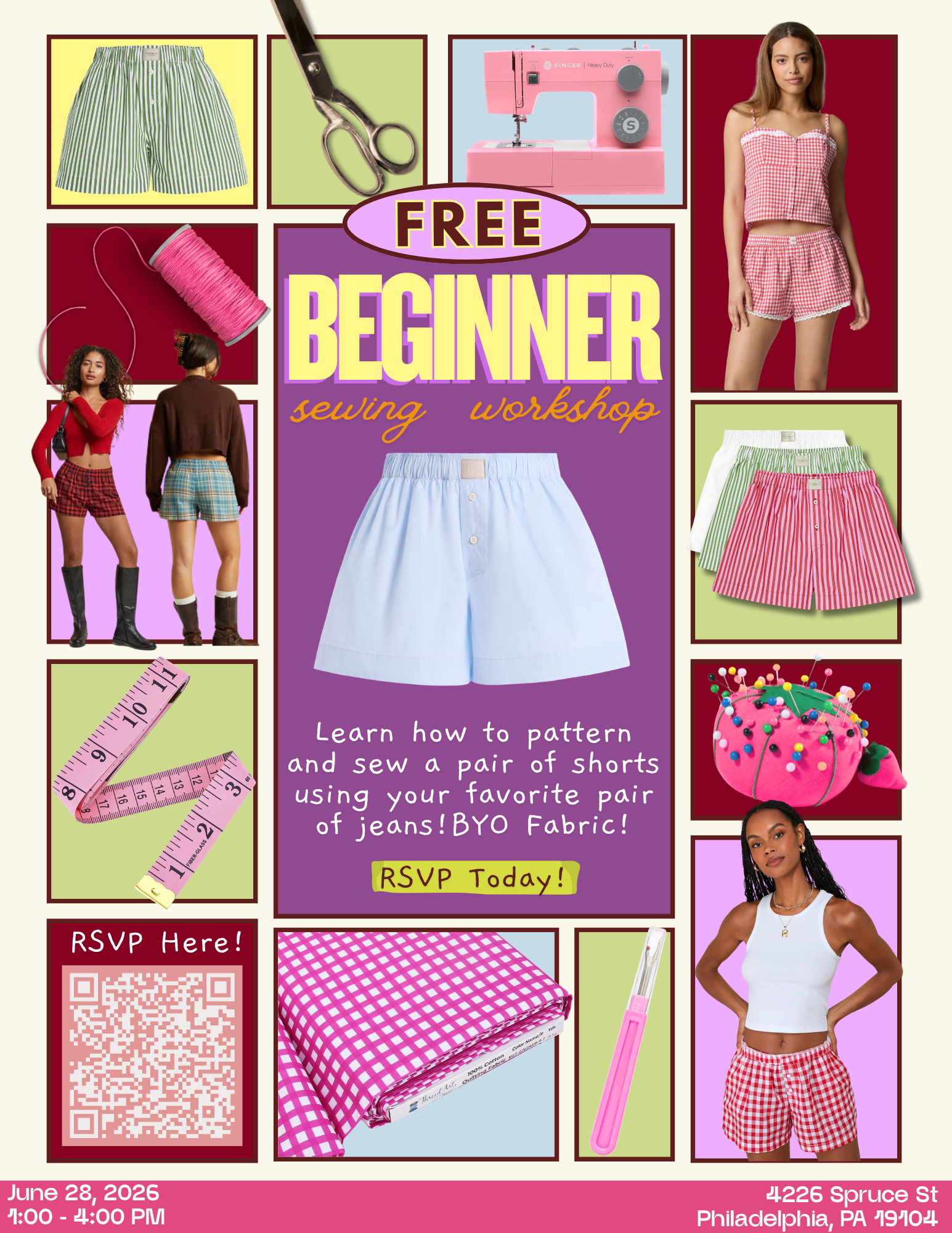 FREE Beginner Sewing Workshop