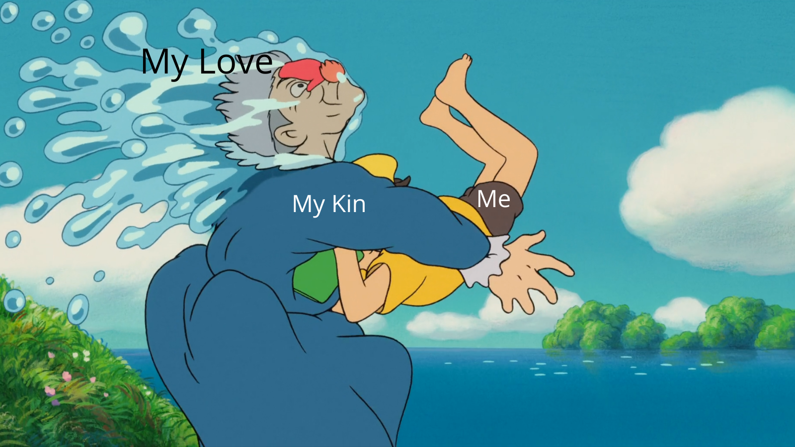 Film still from Ponyo by Hayao Miyazaki