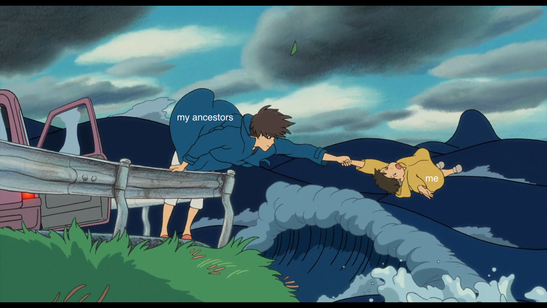 Film still from Ponyo by Hayao Miyazaki