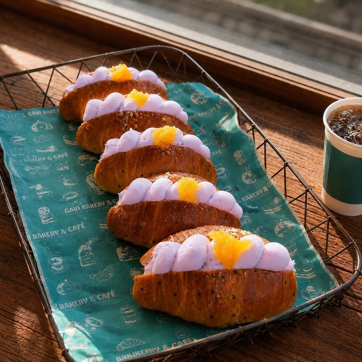 Meet our new Ube Sea Salt Bread 💜
Filled with smooth ube pineapple cream.