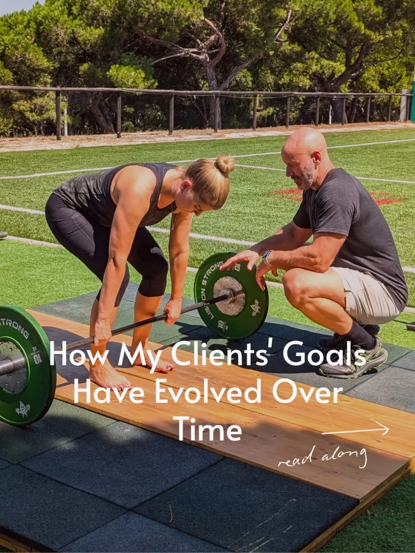 Working with clients is rewarding in so many ways. It is not my goal to shift a client&rsquo;s goals, but this change often becomes a natural evolution through coaching.

1️⃣ I live in a pocket of the industry where I want clients to focus on being p