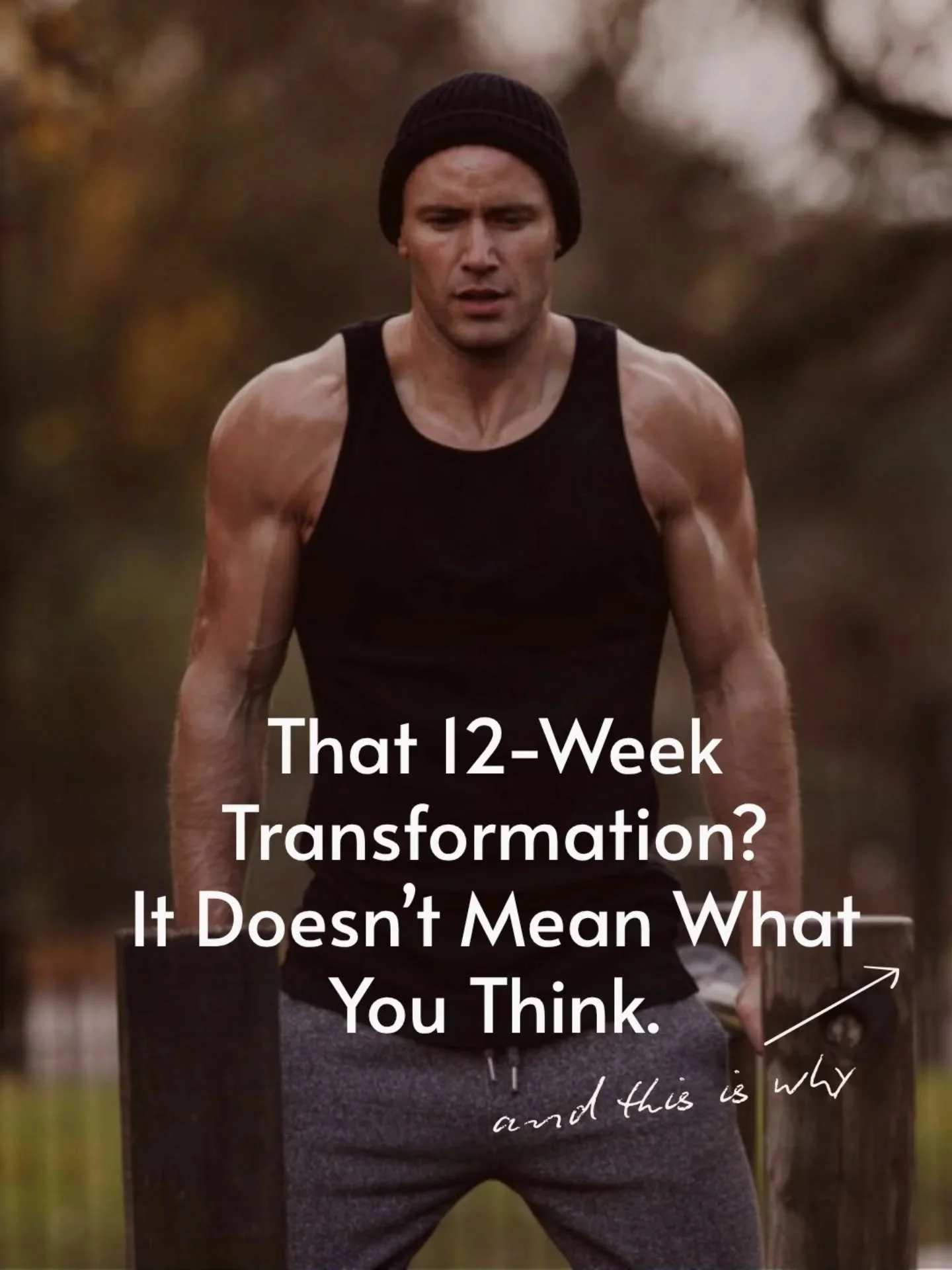 Before you follow a coach, buy a programme, or trust someone with your health, stop and ask: what is that transformation photo actually telling you?

Because most of the time, the answer is just that someone restricted their food hard enough for 12 w
