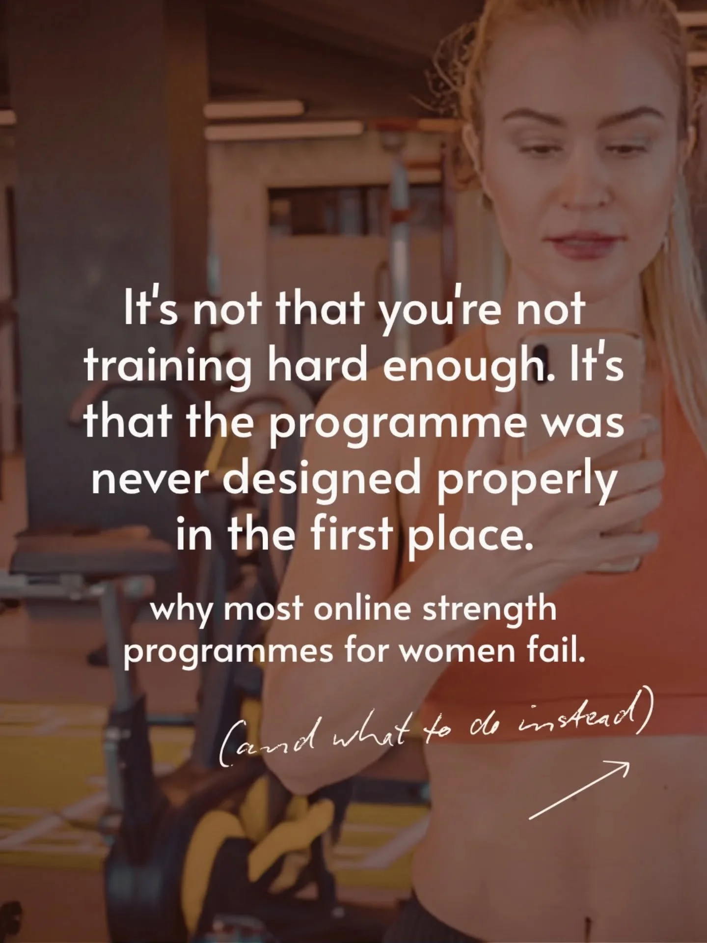 Most online strength programmes for women are built on the same handful of mistakes. High rep ranges are sold as toning. Too many exercises crammed into one session. Supersets that wreck your performance. Split routines mean you're only hitting each 