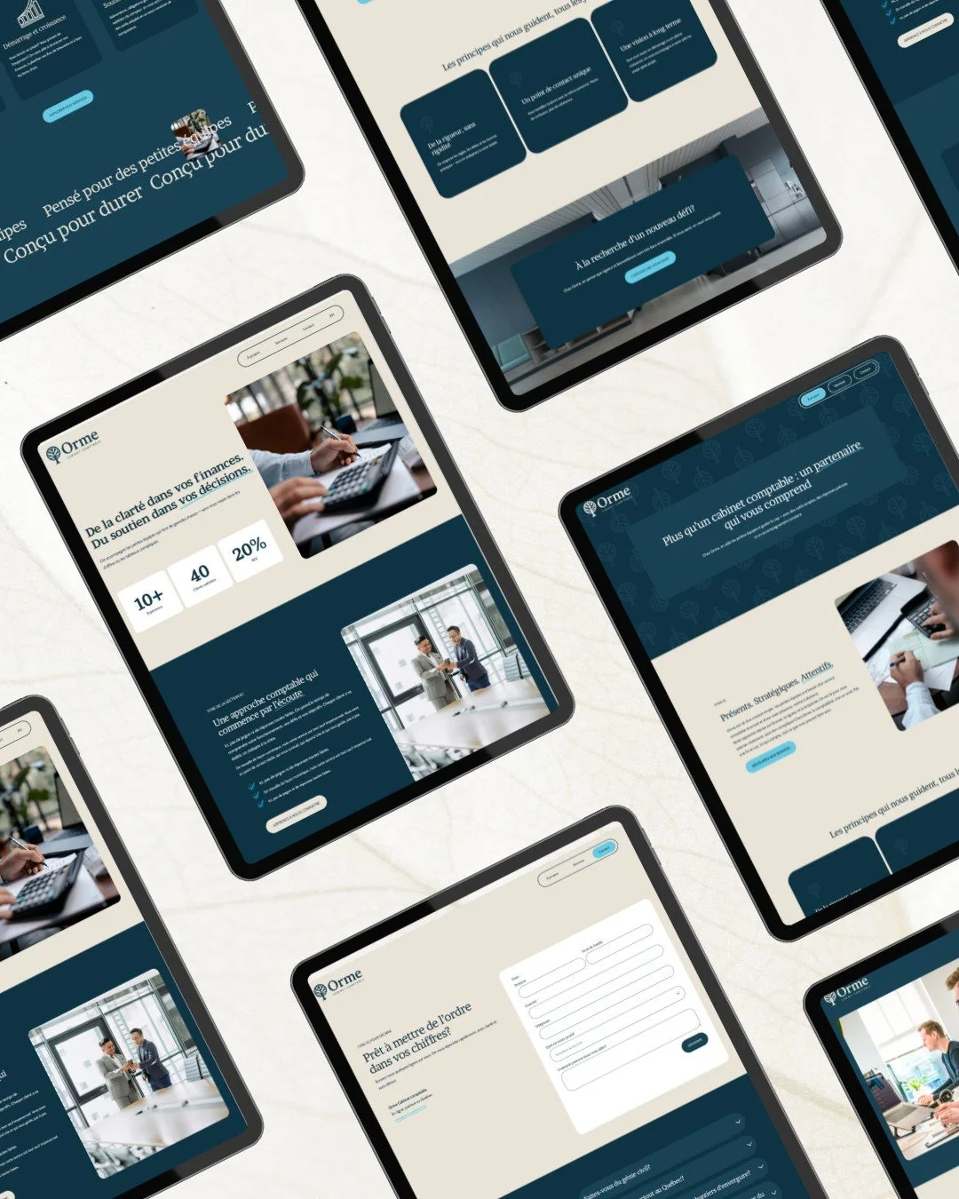 🌿 Nouveau gabarit disponible : Orme
Pens&eacute; pour les pros en services humains : comptables, travailleurs autonomes, OBNL ou coachs.
Design minimaliste, structure &eacute;prouv&eacute;e et pas trop de photos.

Pourquoi choisir un template?
🧠 Mo