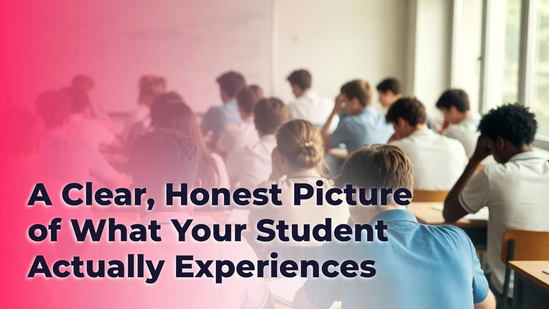 An educational specialist observing a student in a classroom setting to provide a transparent and specific report on the student's actual learning experience