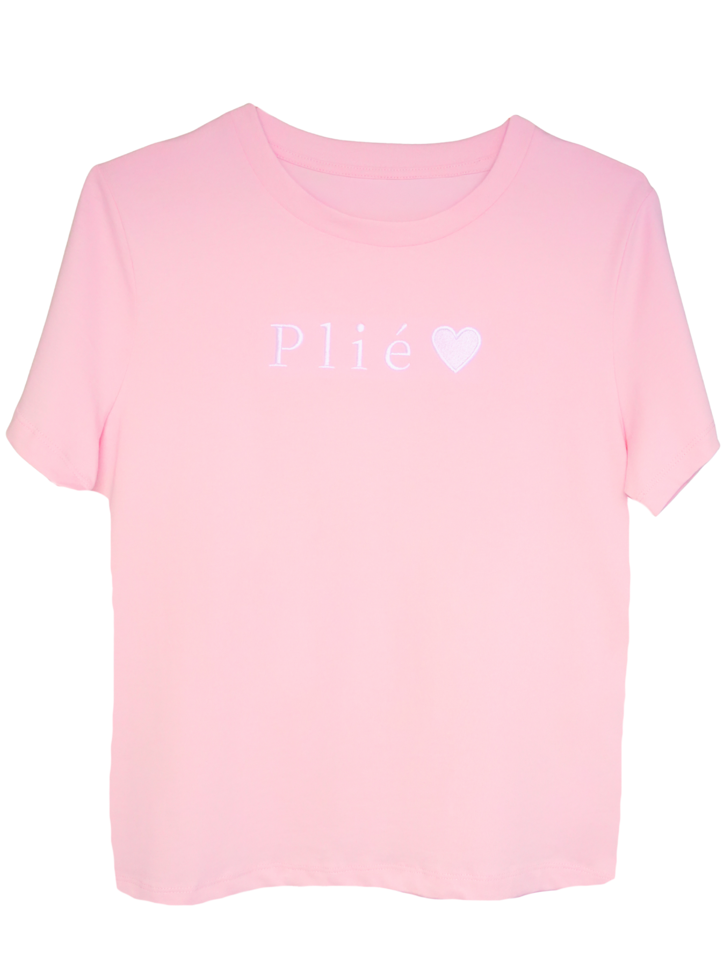 "Plié🤍" 100% Organic Cotton Woman's T-shirt