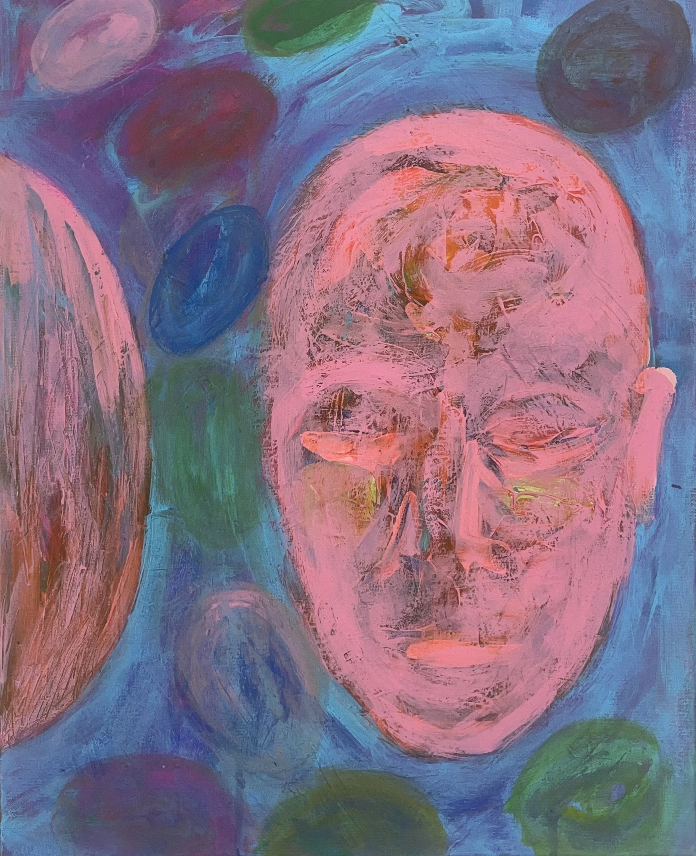 "POOLS OF REFLECTION" ACRYLIC ON CANVAS, 16" X 20"