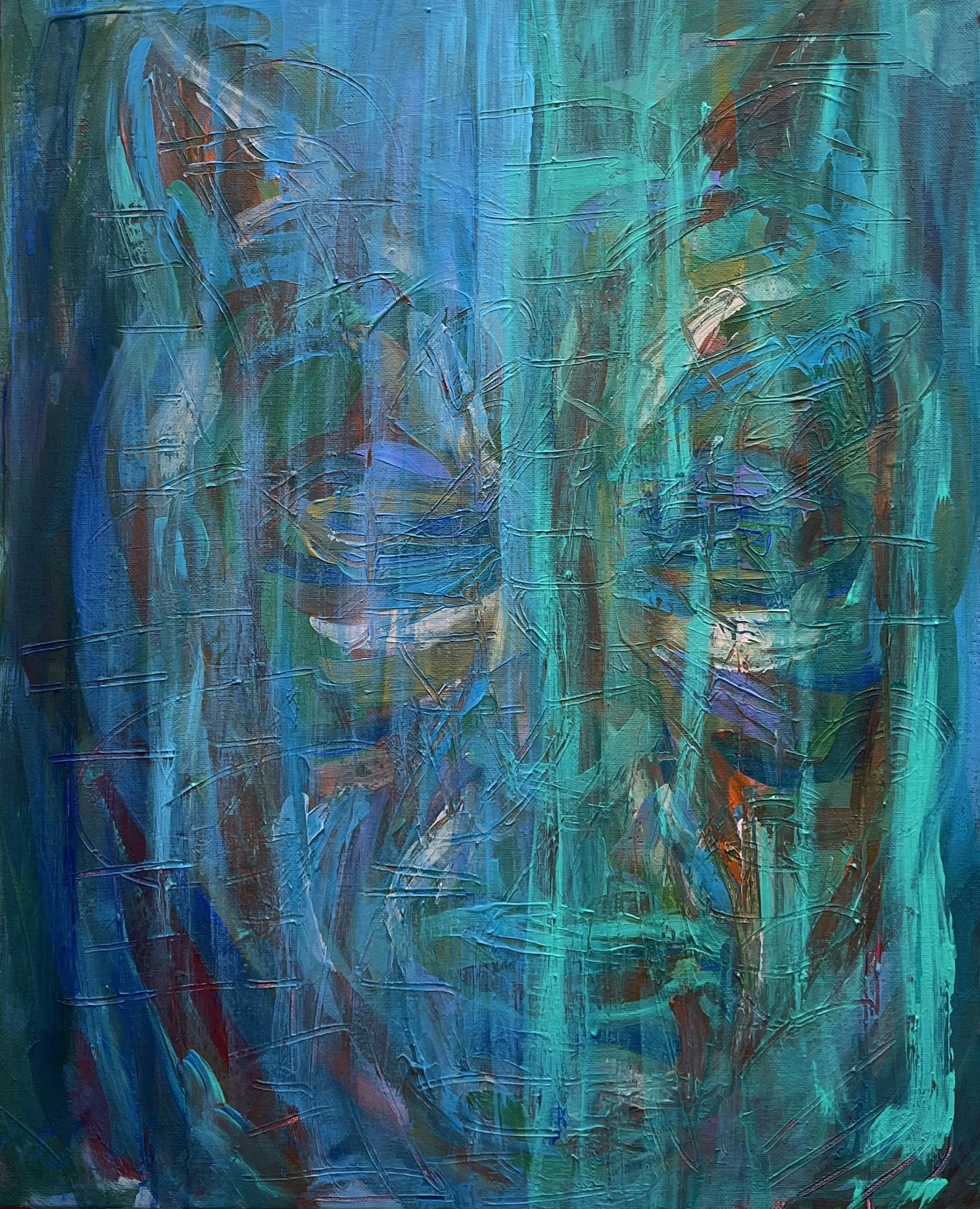 "UNDER SOUL", ACRYLIC ON CANVAS, 16" X 20"