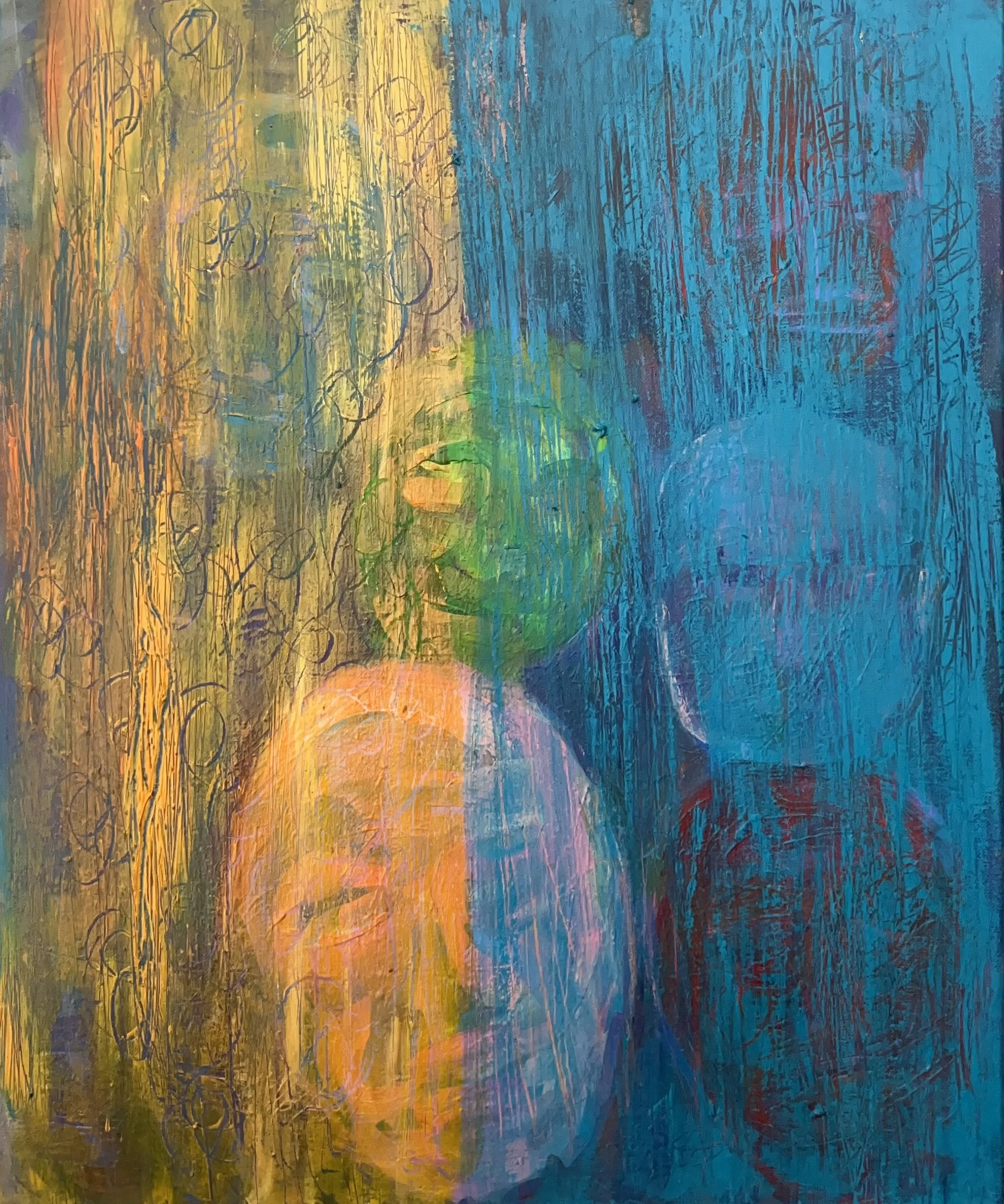 "MOVING CLOSER", ACRYLIC ON CANVAS, 20" X 24", MAY 2026