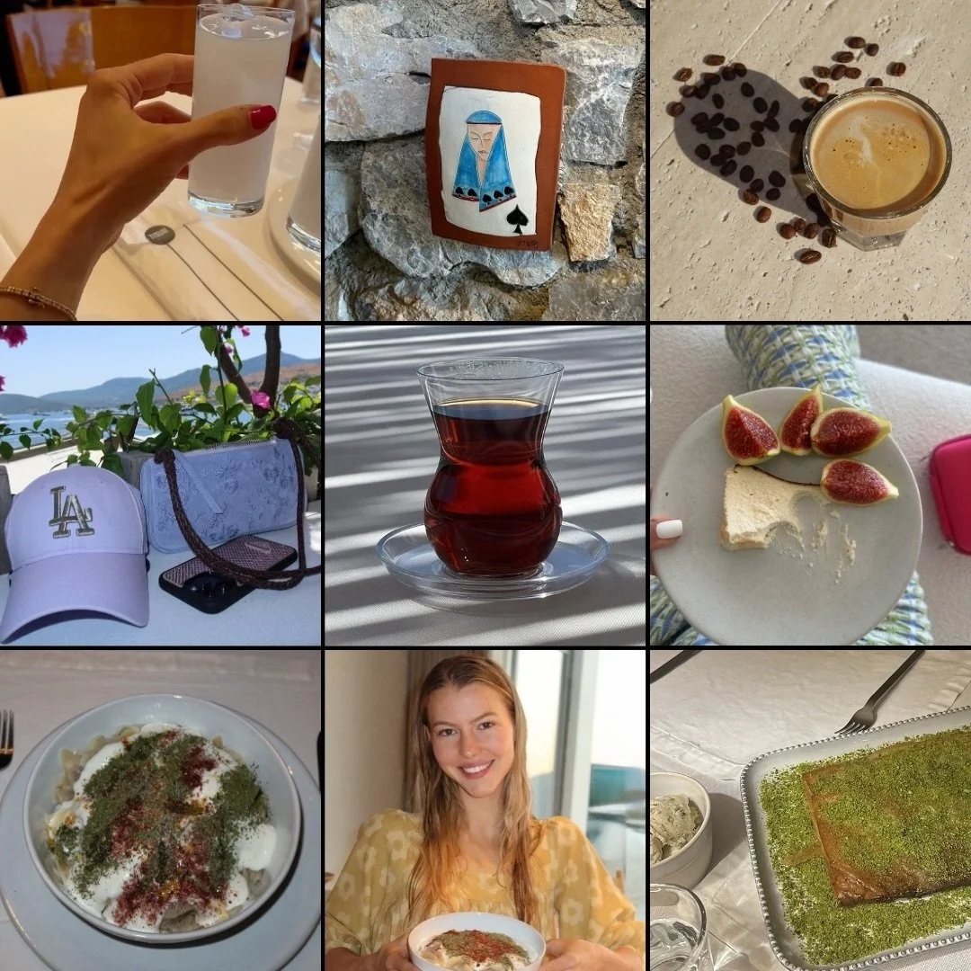 Sometimes the people and places you&rsquo;re meant to love find you. It took me 30 years to discover that so many of my favorite things were waiting for me in T&uuml;rkiye. 🇹🇷 bayılıyorummmm 🤝 

#ensevdiğim#mantı#katmer#rakı#incir