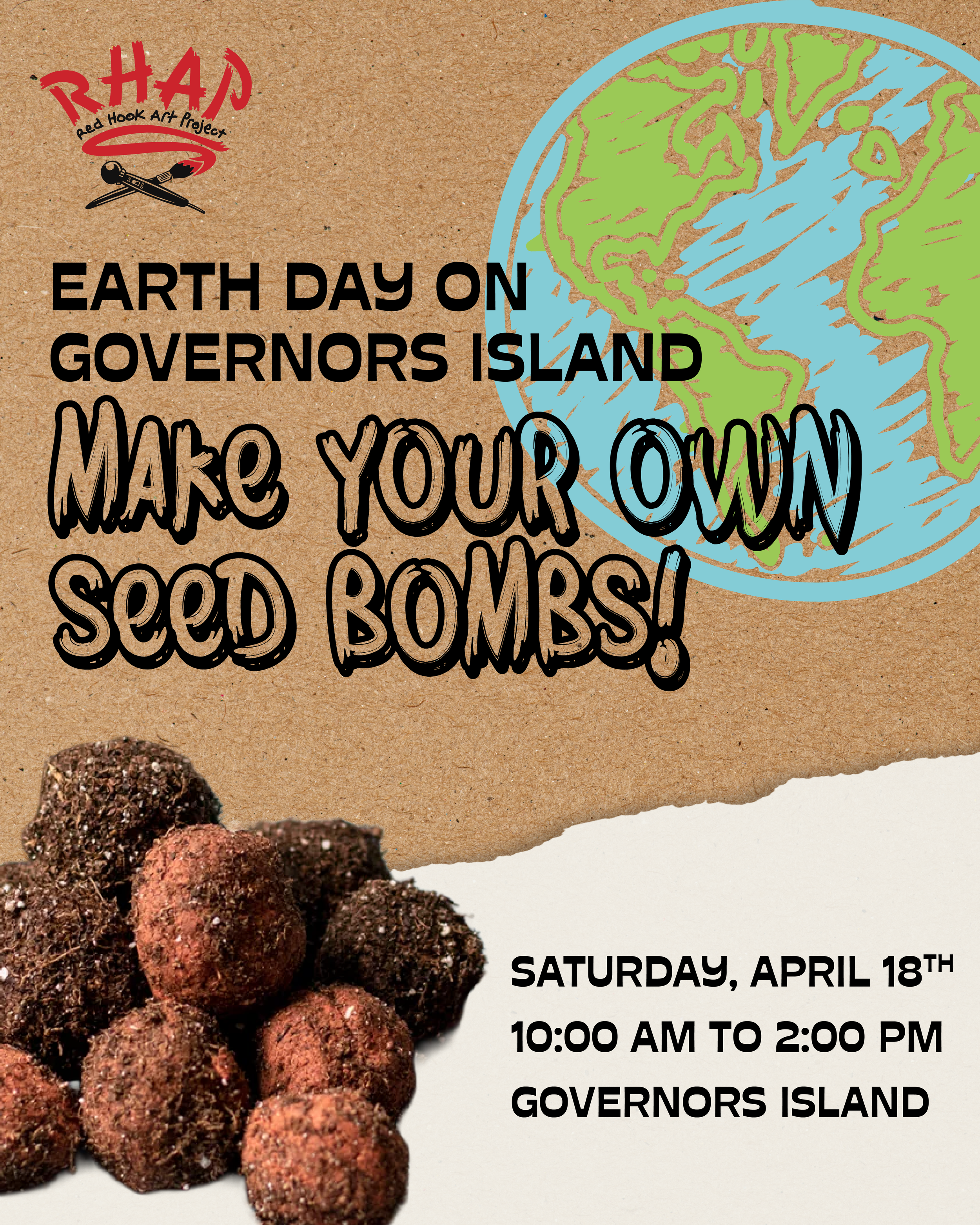 Earth Day on Governors Island: Make Your Own Seed Bombs