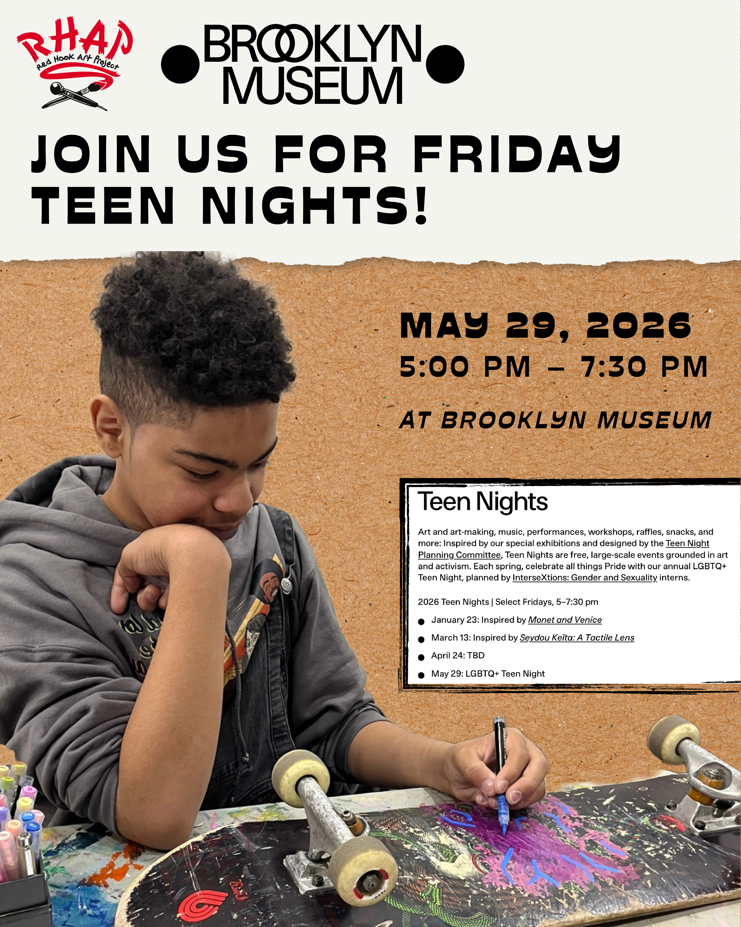 Brooklyn Museum Teen Nights: May