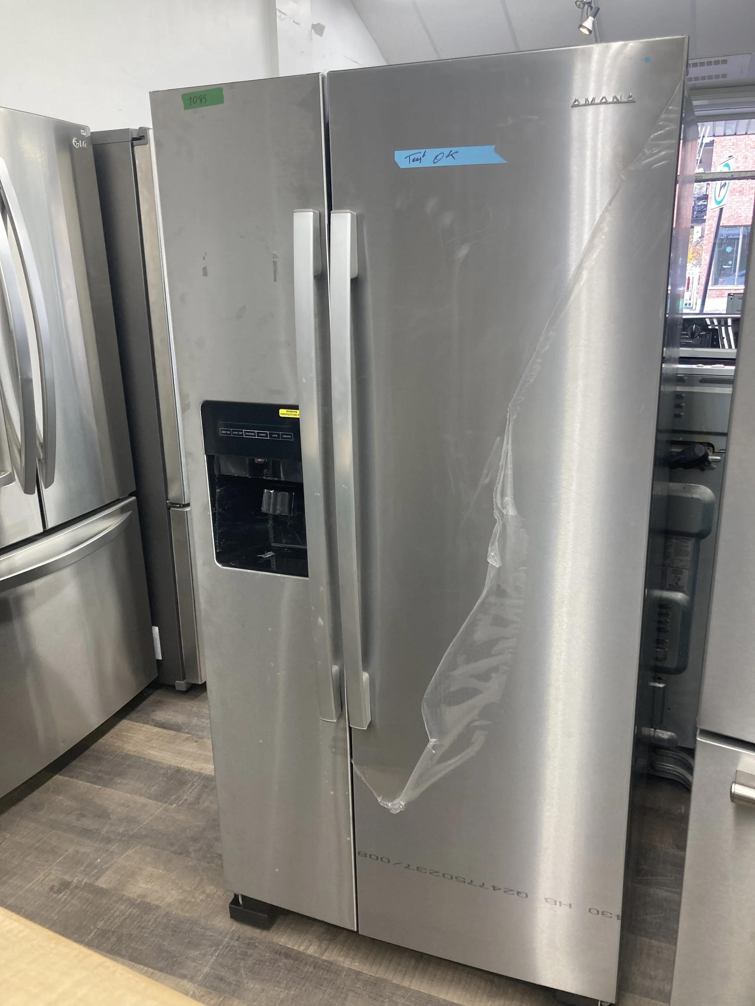 Réfrigirateur Hamiltonbeach 2 portes stainless