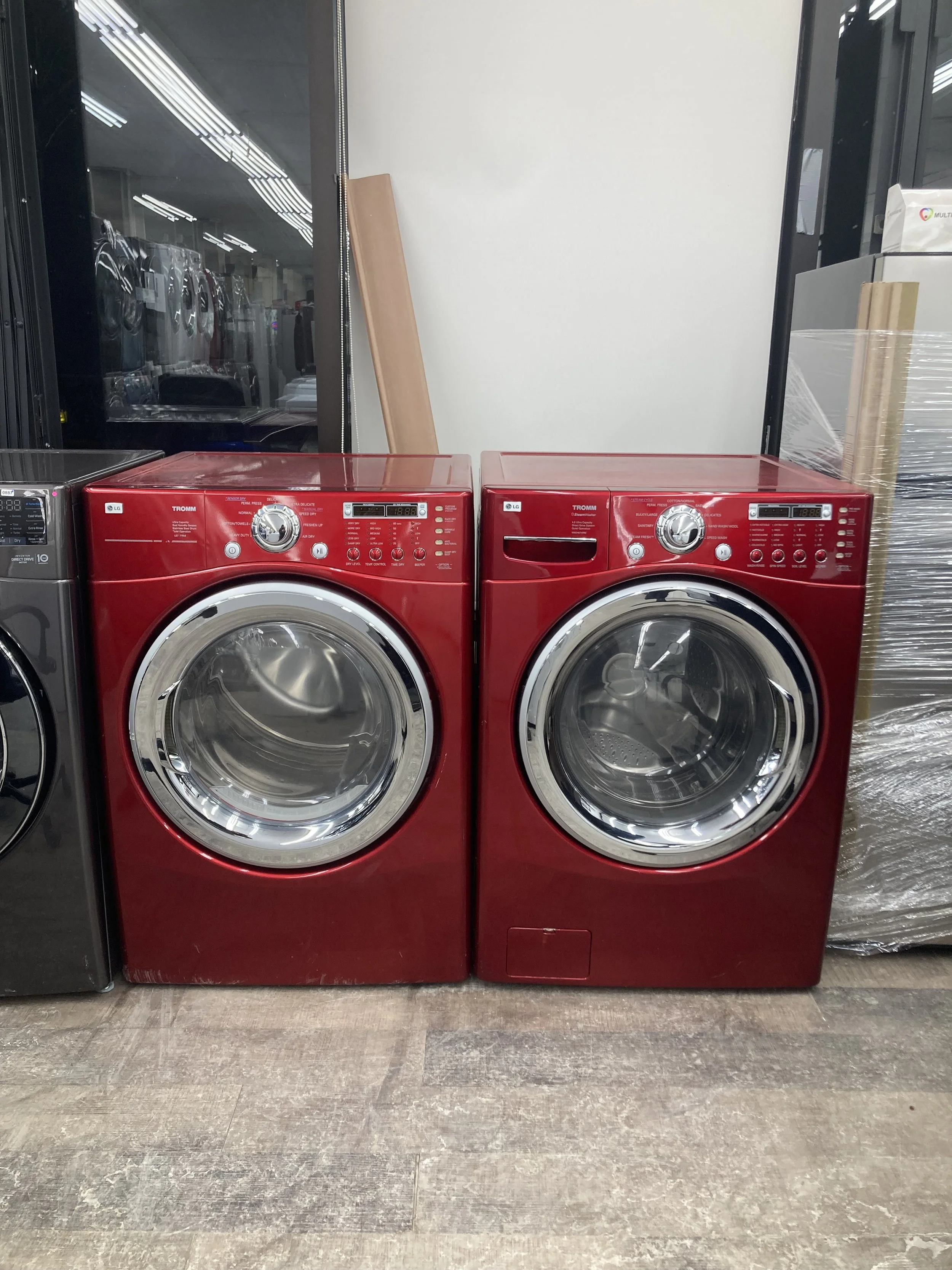 LG DUO LAVEUSE-SECHEUSE FRONTAL ROUGE