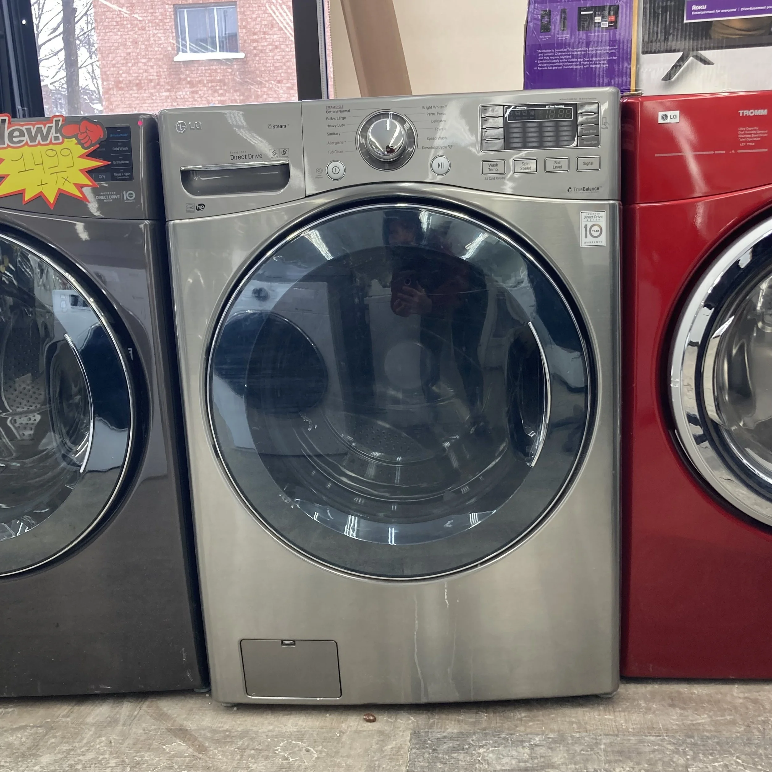 LG LAVEUSE FRONTALE STAINLESS