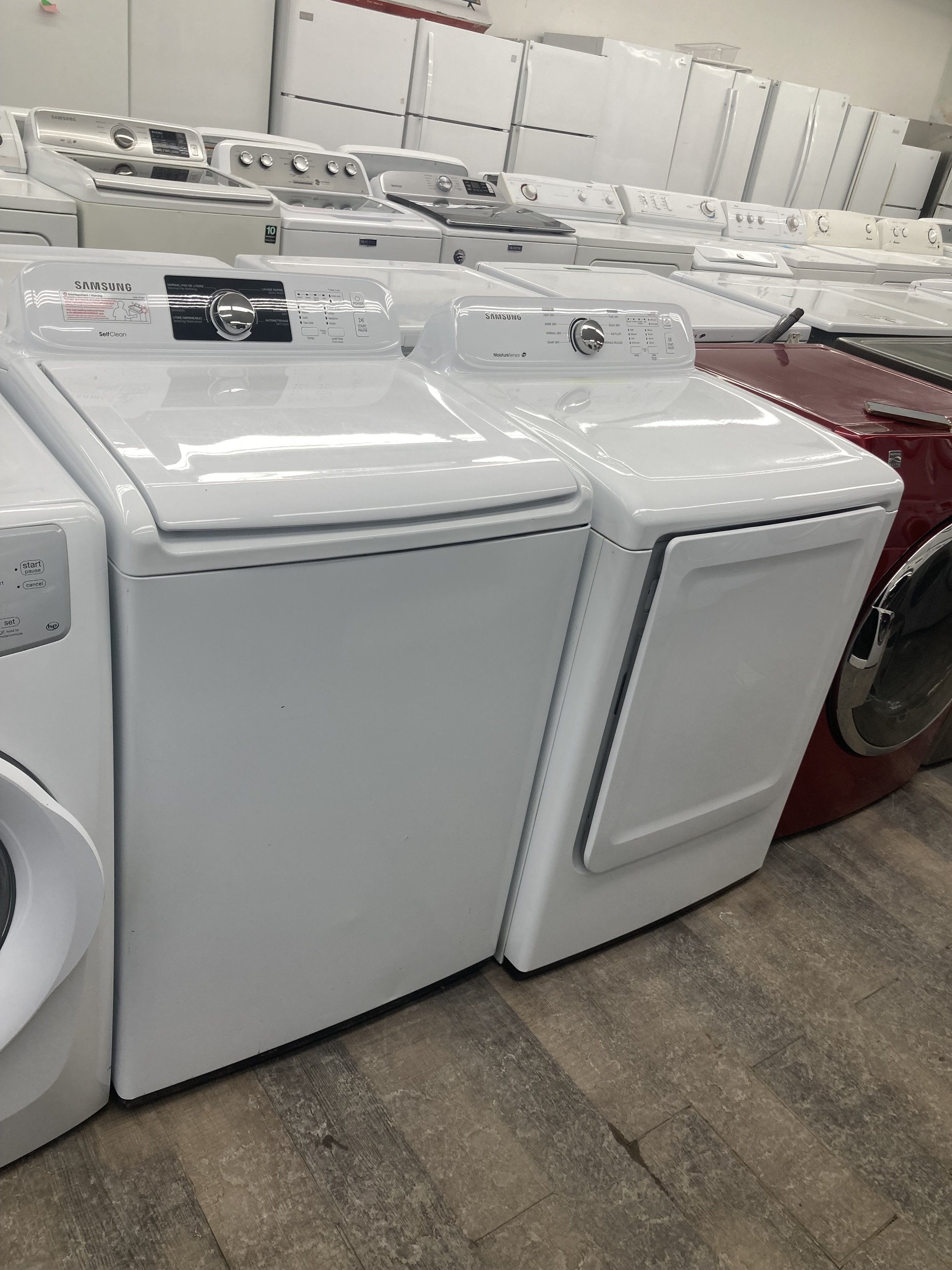 SAMSUNG DUO LAVEUSE-SECHEUSE BLANCHE