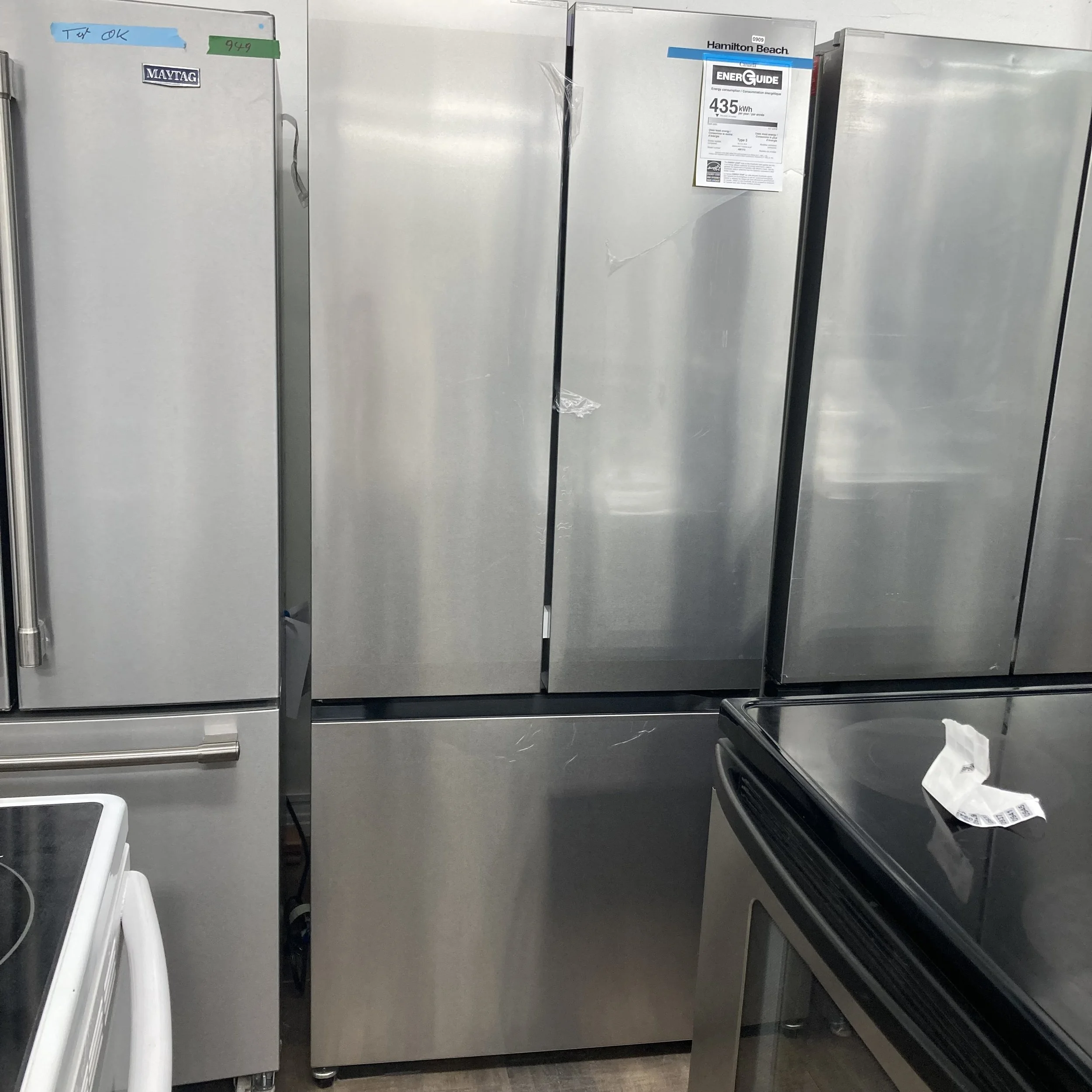 HAMILTONBEACH Réfrigirateur 3 portes stainless