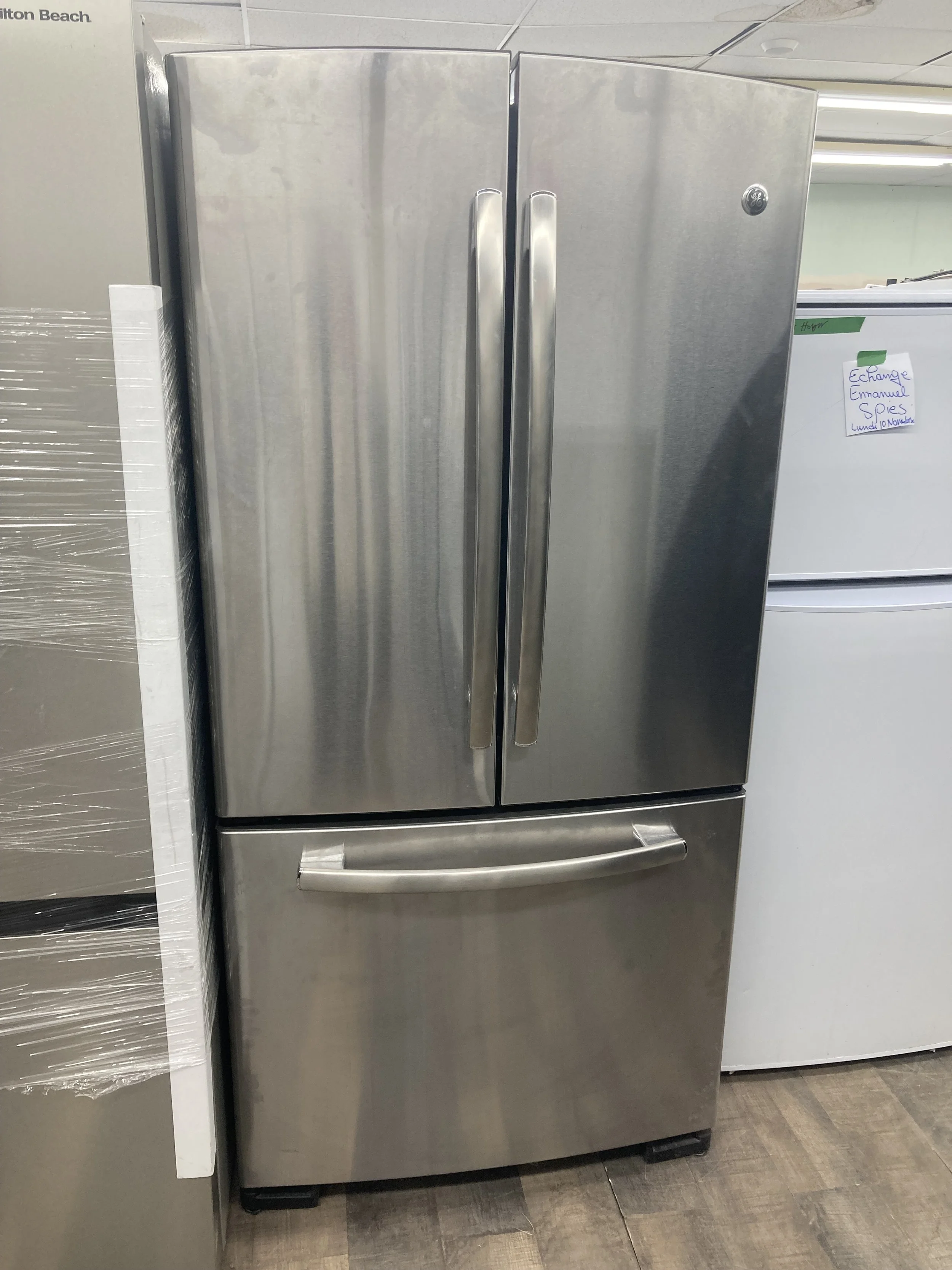 GE Réfrigirateur 3 portes Stainless