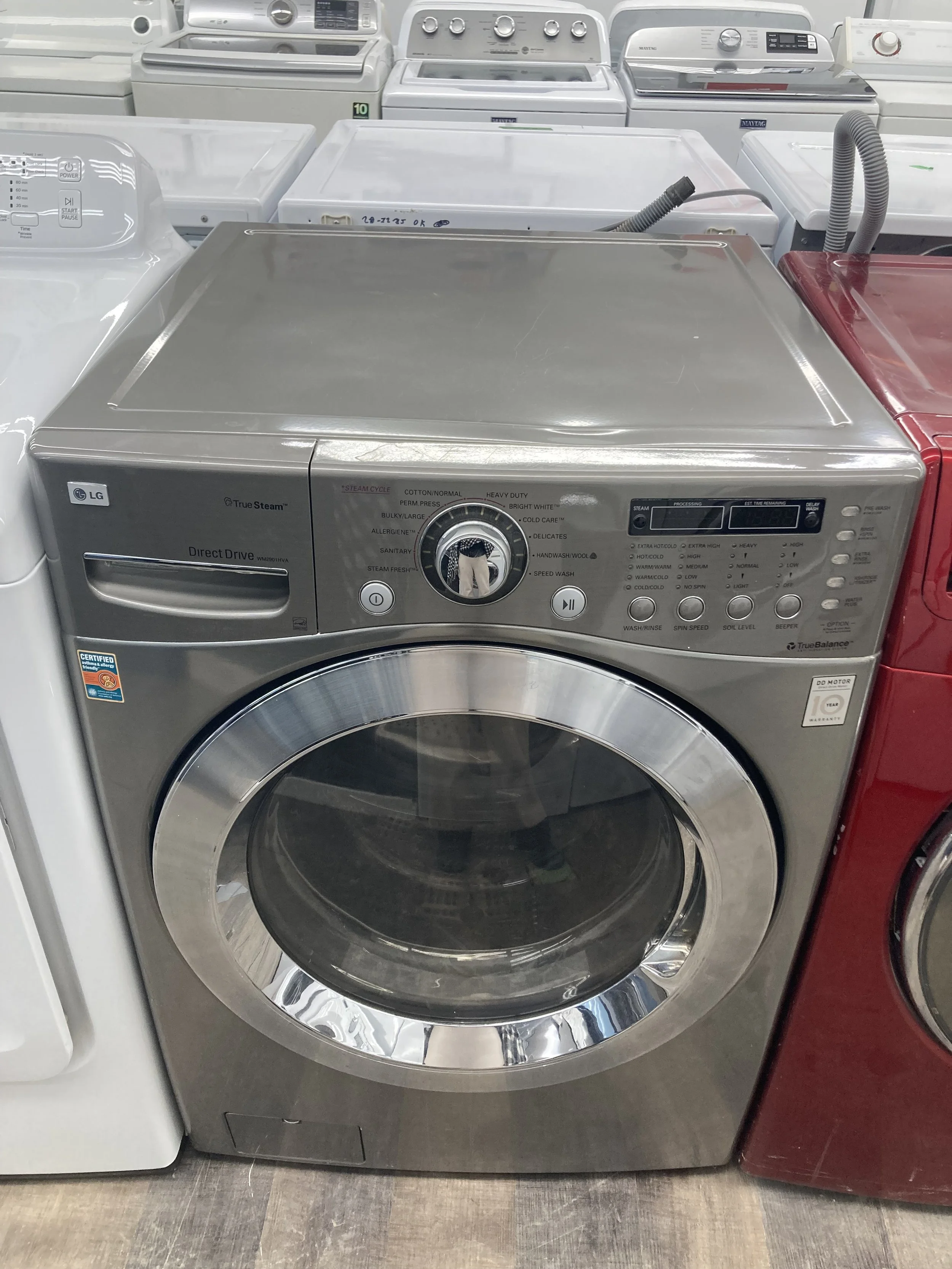 LG LAVEUSE-SECHEUSE FRONTALE STAINLESS