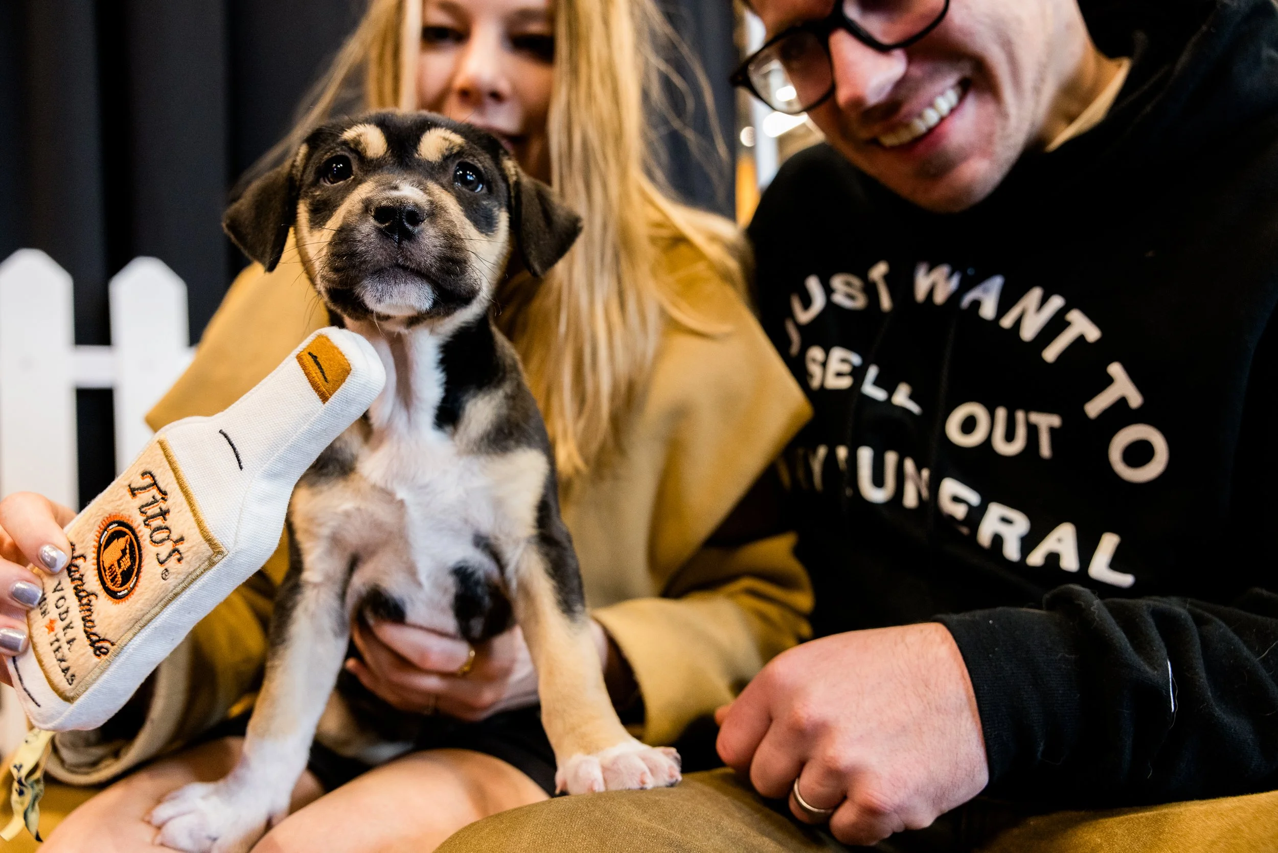 Tito's Lounge with Tasting and Dogs from Forgotten Dog Rescue