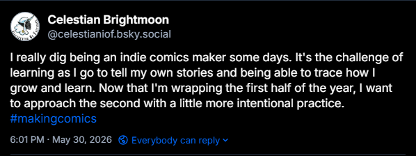 Snip of BlueSky post from May 30, 2026 that begins a 7-post thread
