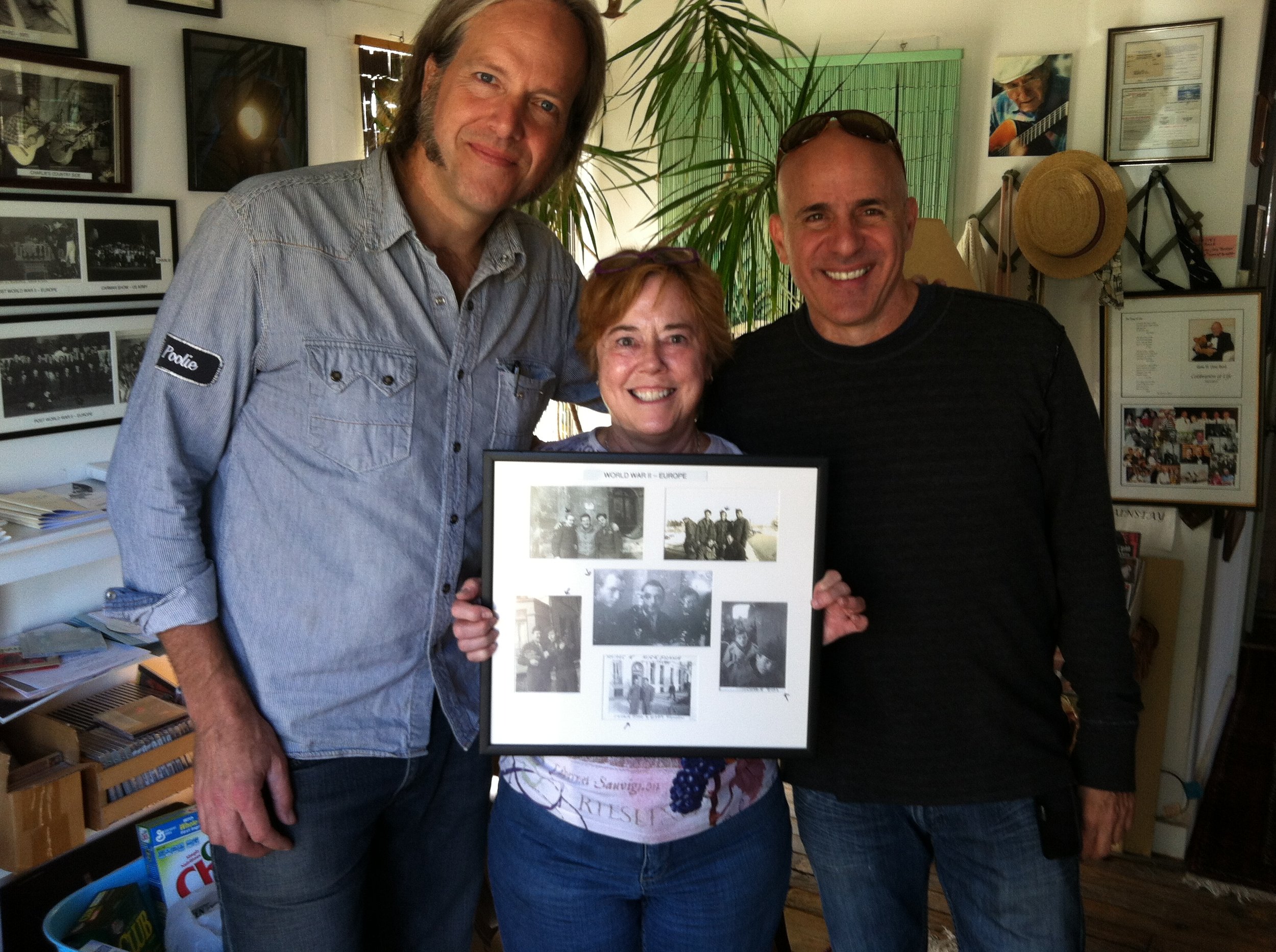 In The Byrd Room, with Charlie Byrd's  wife Becky, at The Mainstay. Rock Hall, MD