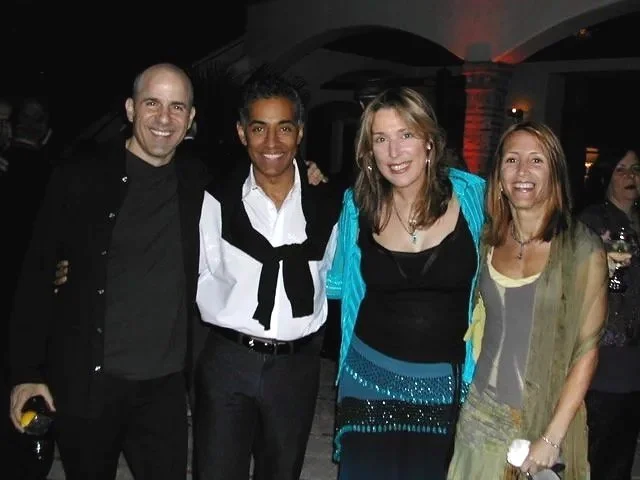 w/ Nestor Torres, Beth Nielsen Chapman and Annie Roboff after a Rhino Records show  in Los Angeles. CA