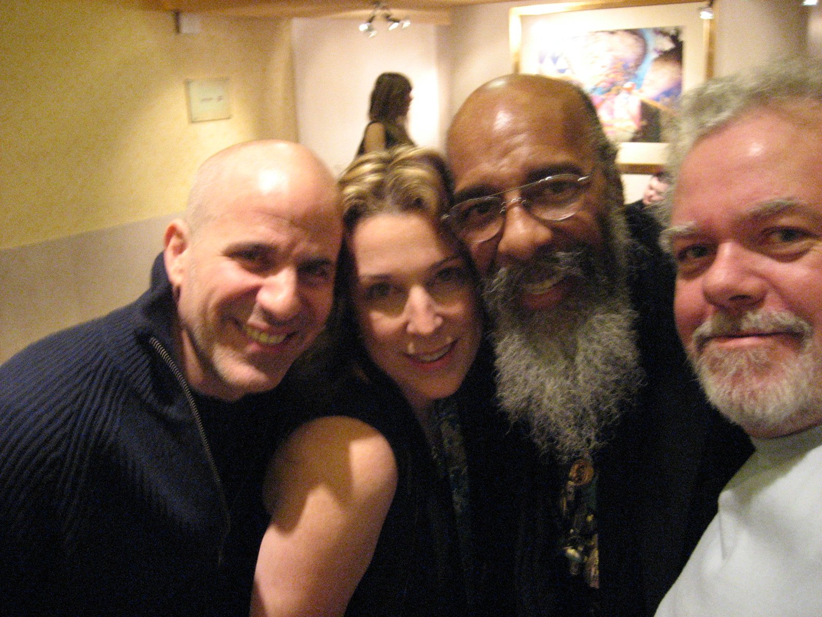 w/ Richie Havens!  Maart and Beth, Celtic Connections, Glasgow, SCT
