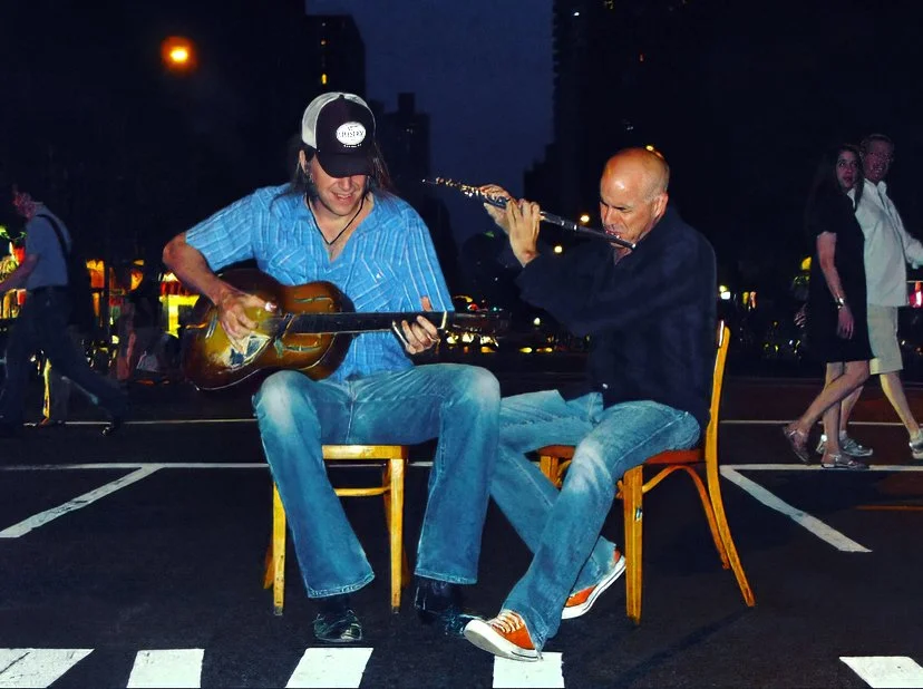 Outside The Rodeo Bar. Warming up on 3rd Ave.! NYC