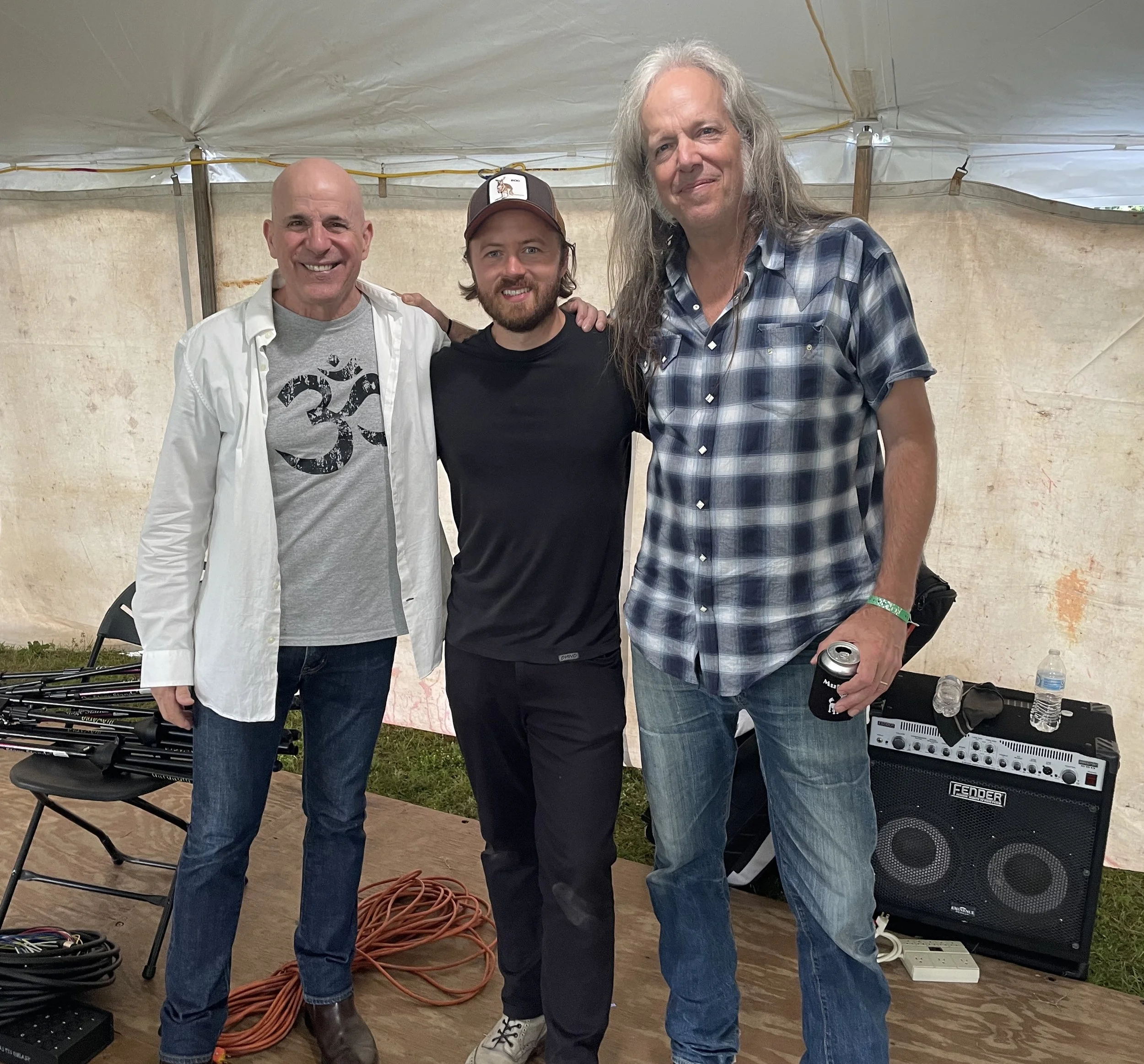 w/ Joe Robinson at the Hiawatha Traditional Music Festival, Marquette, MI