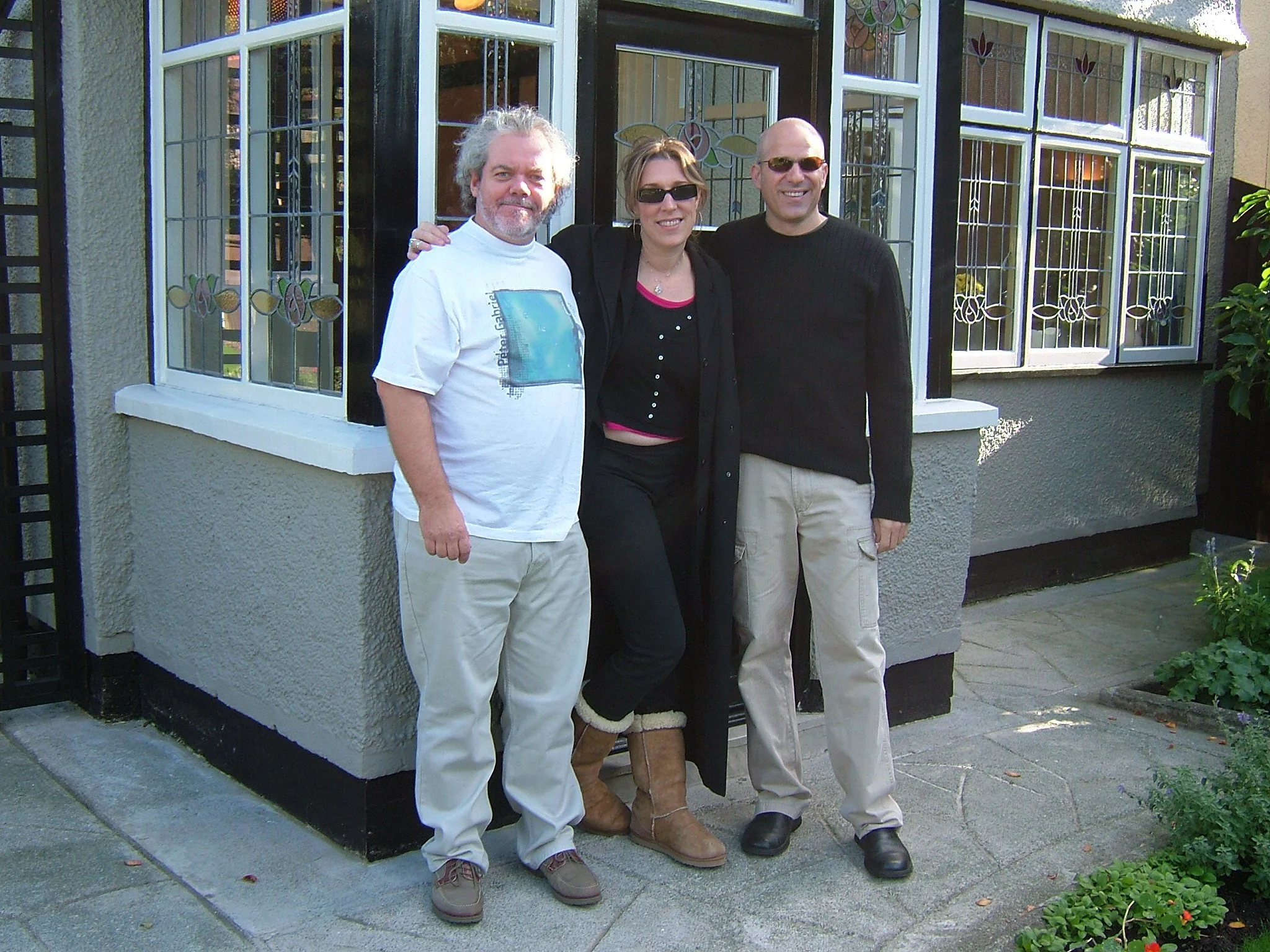 w/ Beth and Maart at John Lennon's childhood home. Liverpool, ENG