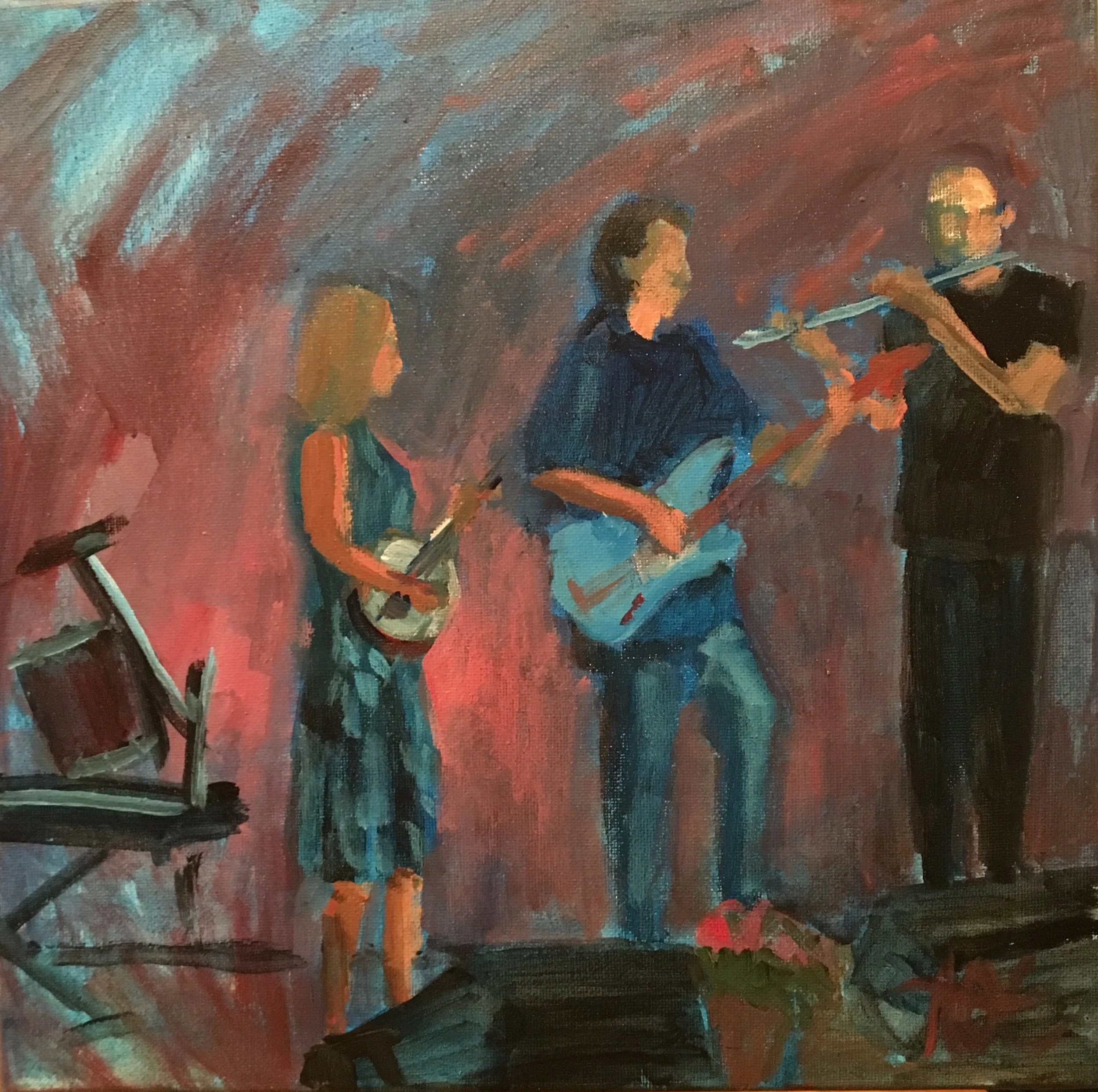 A fan painted this for Alison during a show in PA