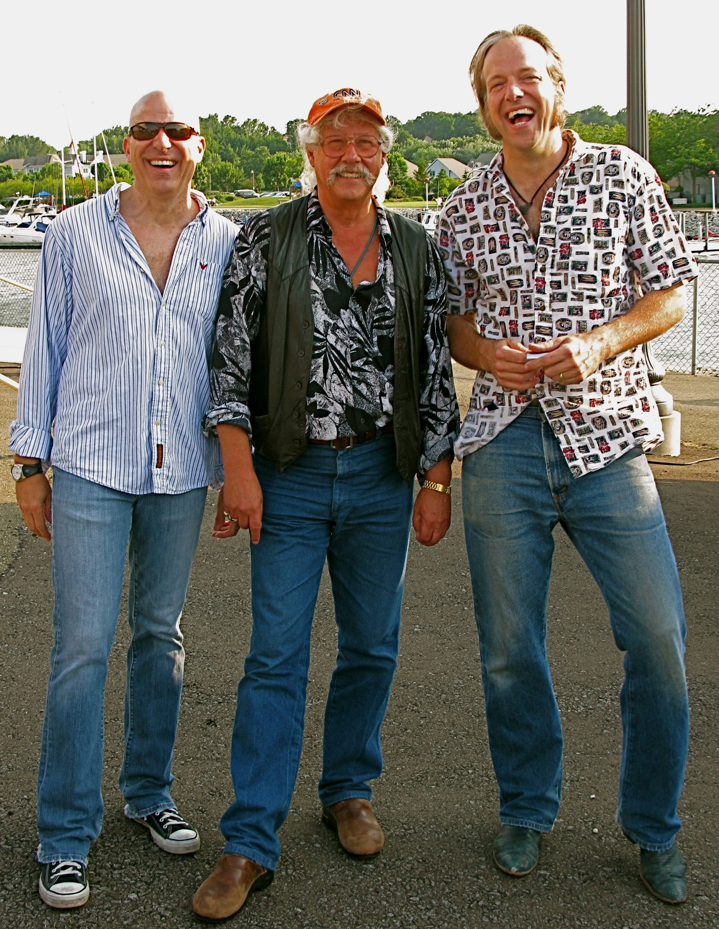 With Arlo Guthrie and Hugh Pool