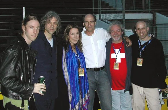 w/ Beth, Bob Geldof and James Taylor, Kilkenny IE