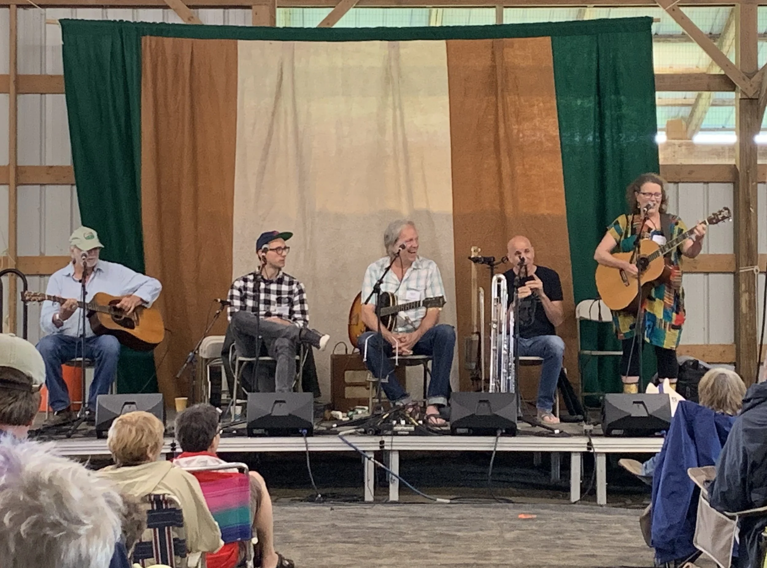 w/ Bill Stains at Old Songs Festival, Altamont, NY