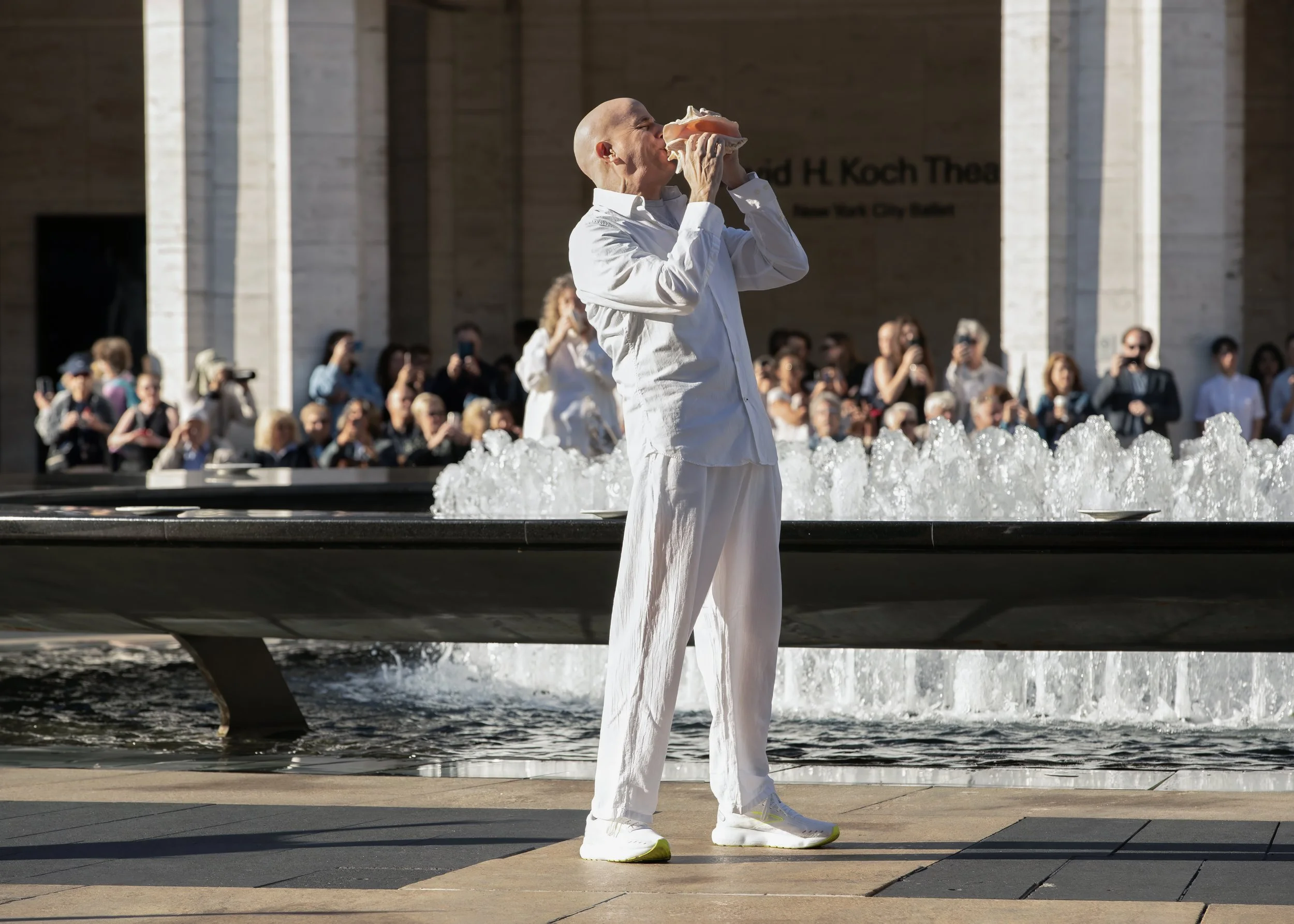 Opening moments of the Table of Silence, Lincoln Center, NYC