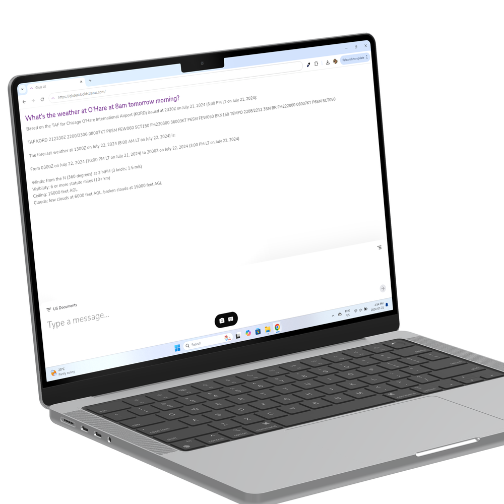 Glide AI - Pilot-grade AI designed to help you fly smart