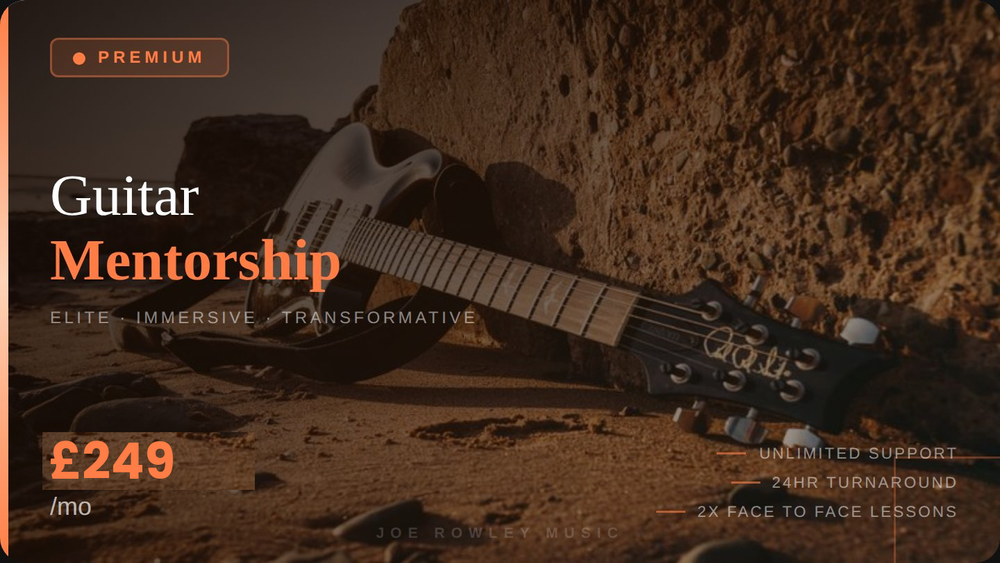 Guitar Mentorship Premium
