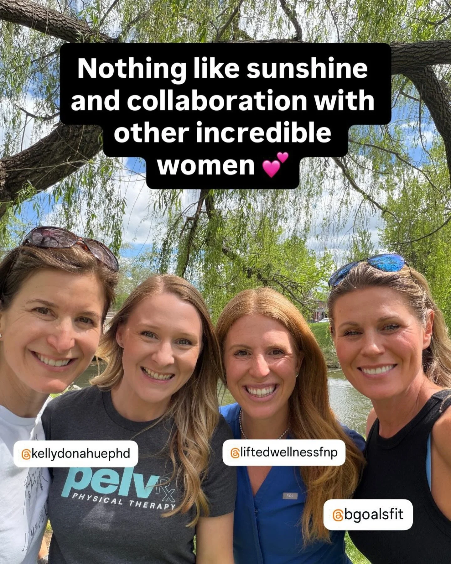 Fueled today by a meeting of minds and sunshine ☀️!