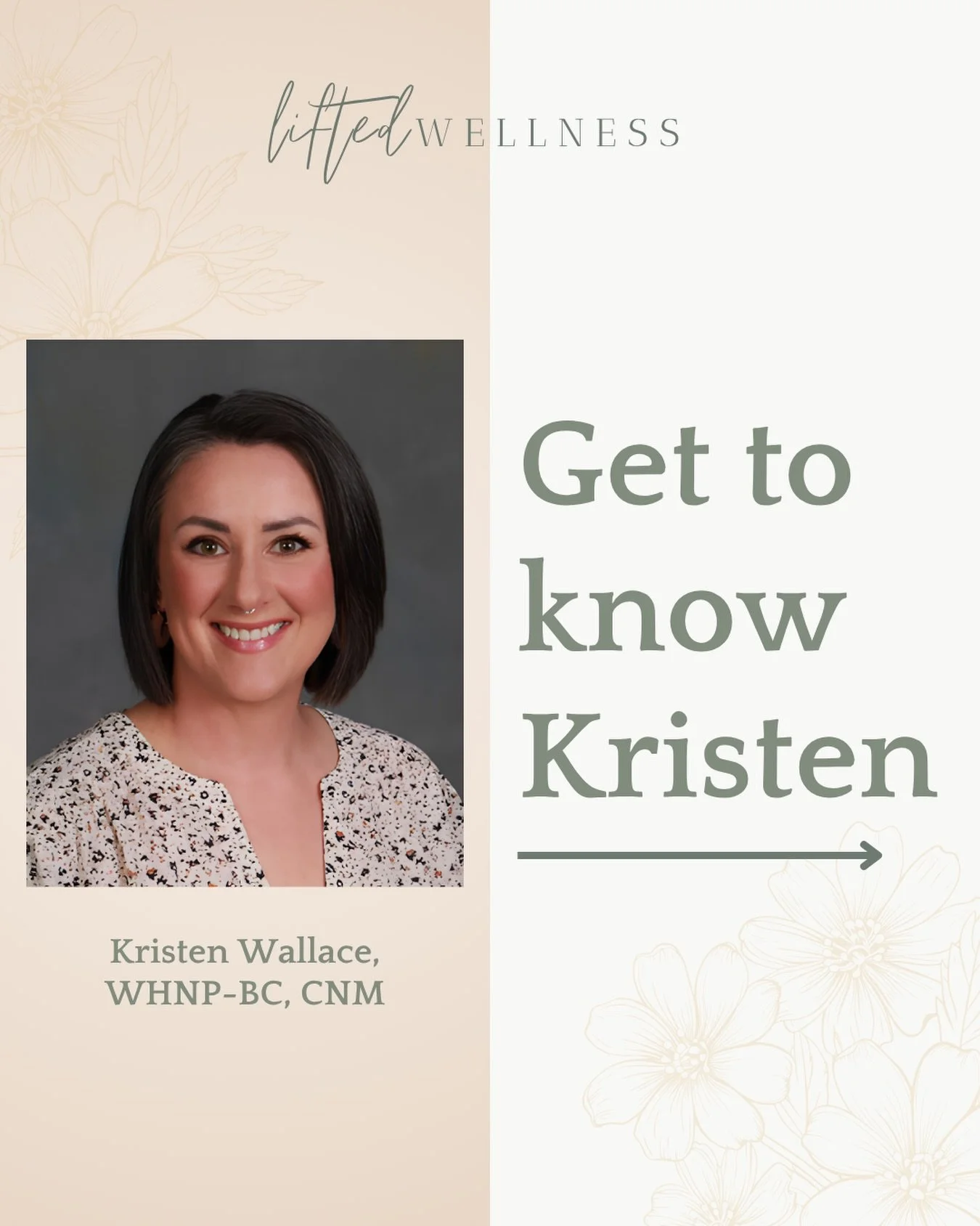 Everyone, meet Kristen, our newest Nurse Practitioner! She brings a wealth of knowledge and expertise, and we couldn&rsquo;t be happier to have her join our team. We know you&rsquo;re going to love her!✨ 

Kristen Wallace is a board certified Women&r