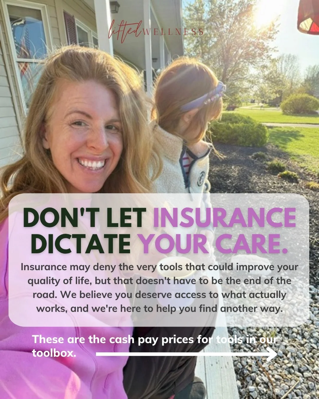 Insurance denied it. That doesn&rsquo;t mean you can&rsquo;t have it. 🚫➡️✅

Lifted Wellness is a cash-pay-friendly practice for exactly this reason. I watched too many women get told &ldquo;no&rdquo; by their insurance company and walk away thinking