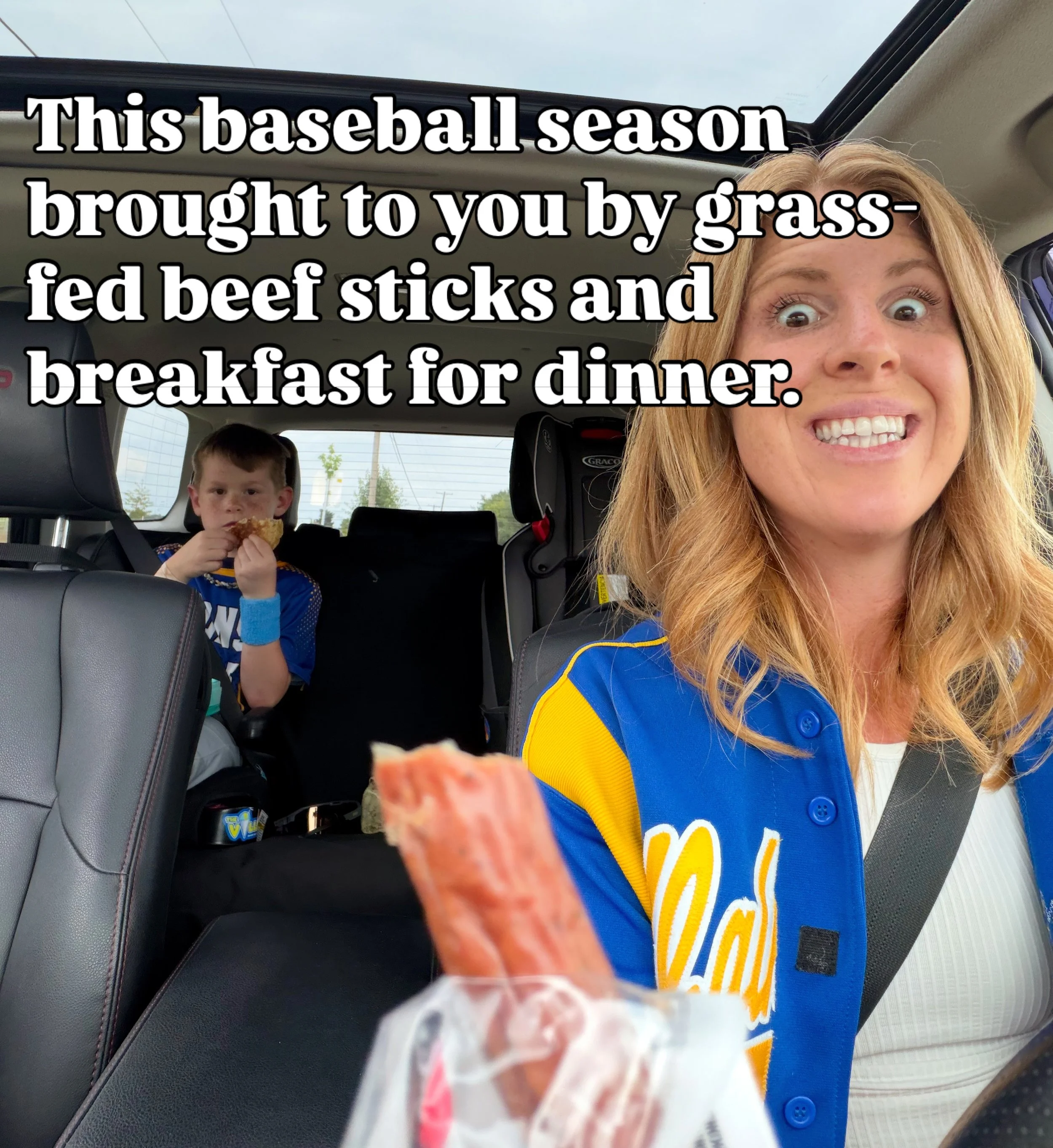 To all the moms trying to make it to and from the fields without hitting a drive-through, I salute you 🫡.

What were some of your go-to quick meals this season?