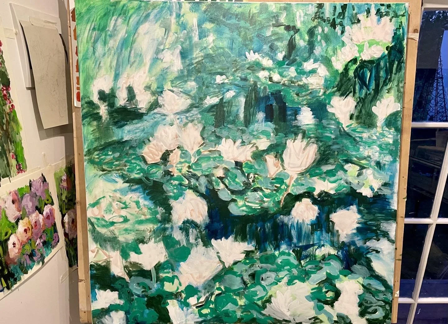 The start of another water garden rendition.